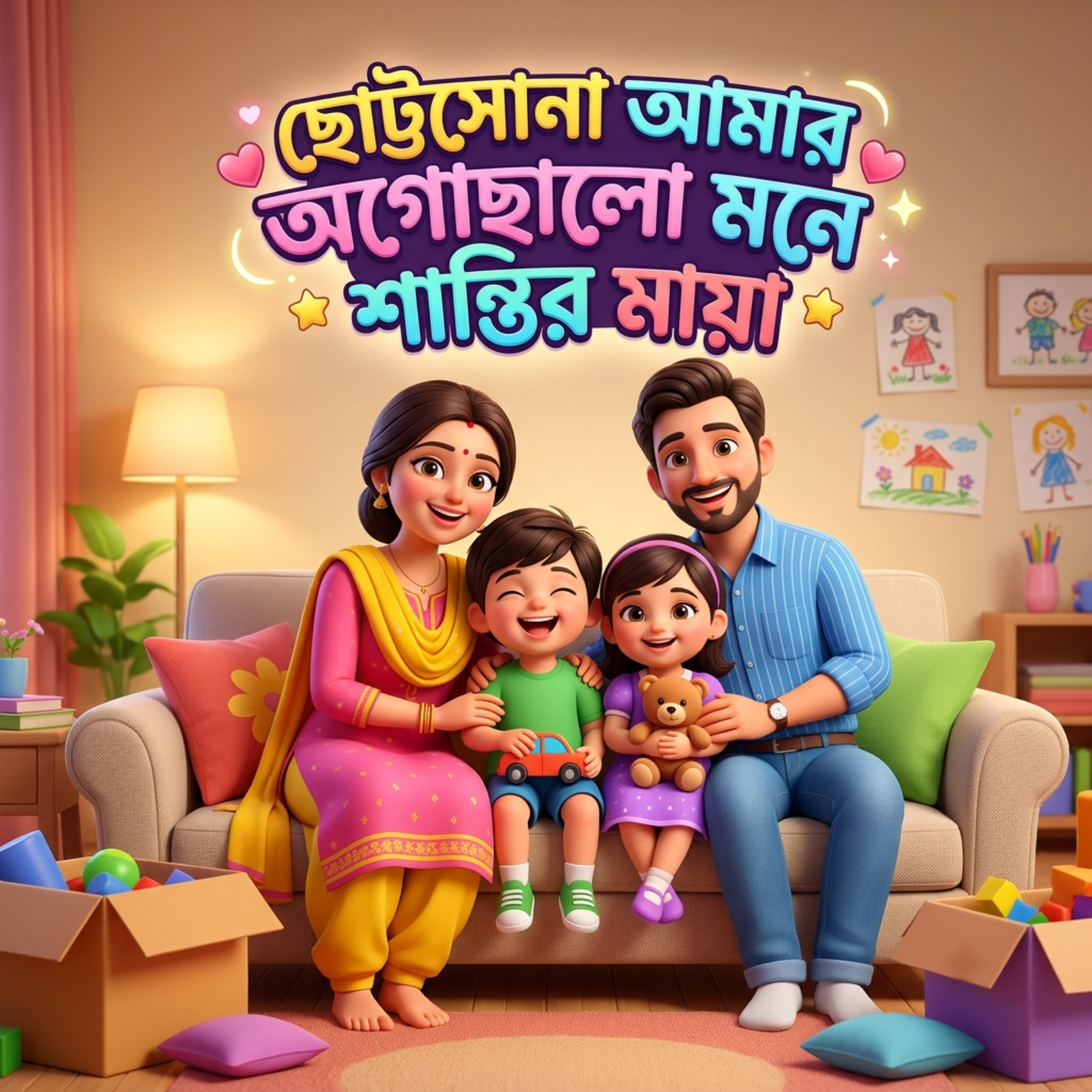 ছোট্টসোনা আমার অগোছালো মনে শান্তির মায়া Chottosona Amar Ogochalo Mone Shantir Maya by Mubin TusHar cover art
