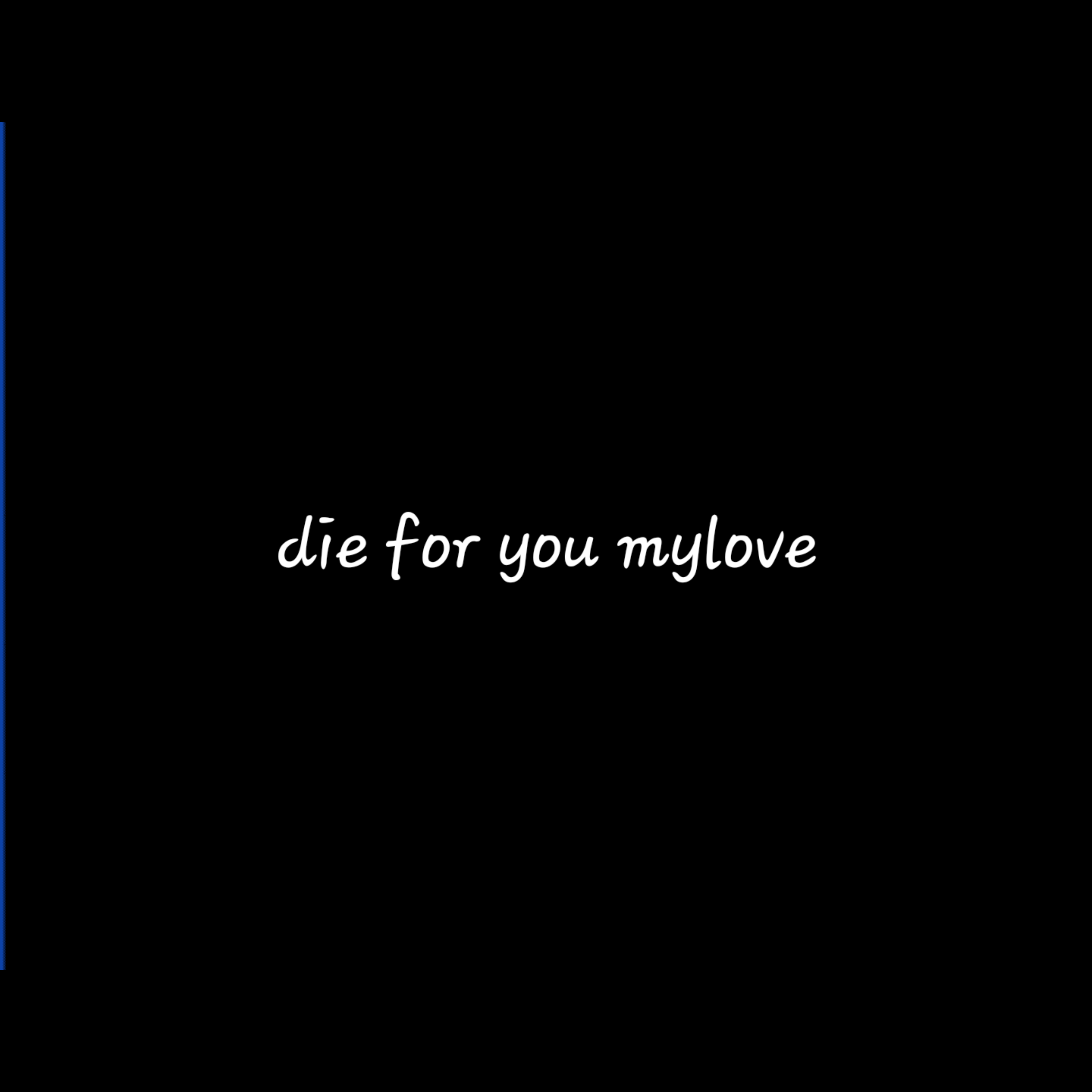 die for you my love artwork