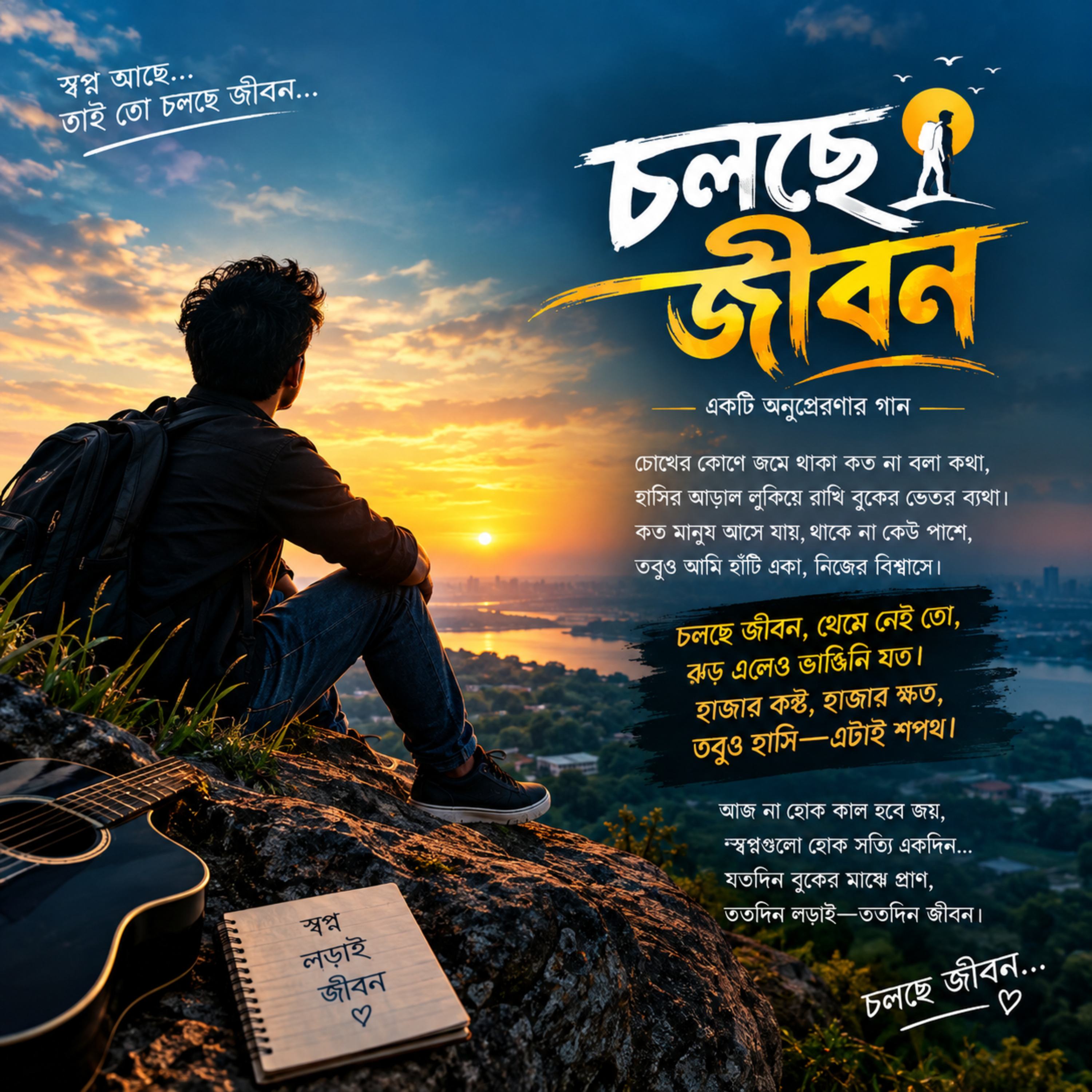 চলছে জীবন by Tanjid Bhuiyan cover art