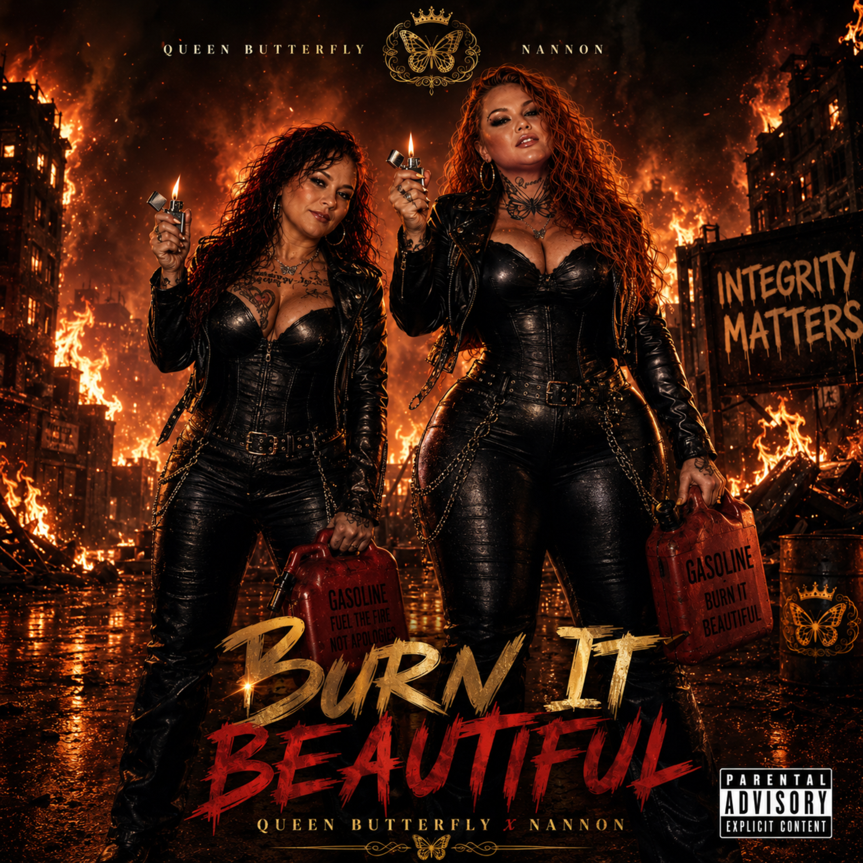 Burn It Beautiful by Queen Butterfly cover art
