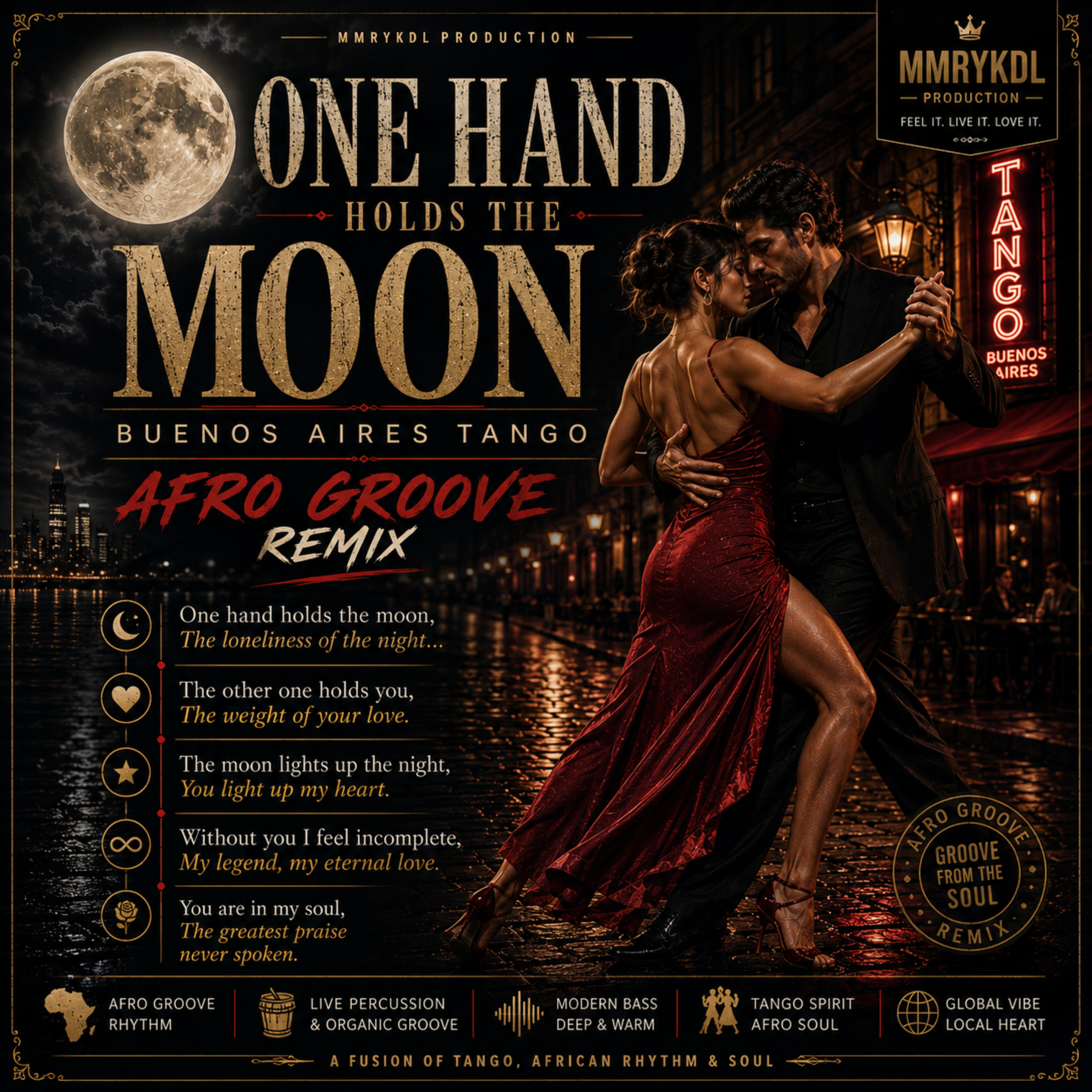 One Hand Holds The Moon (remix) by MMRYKDL cover art