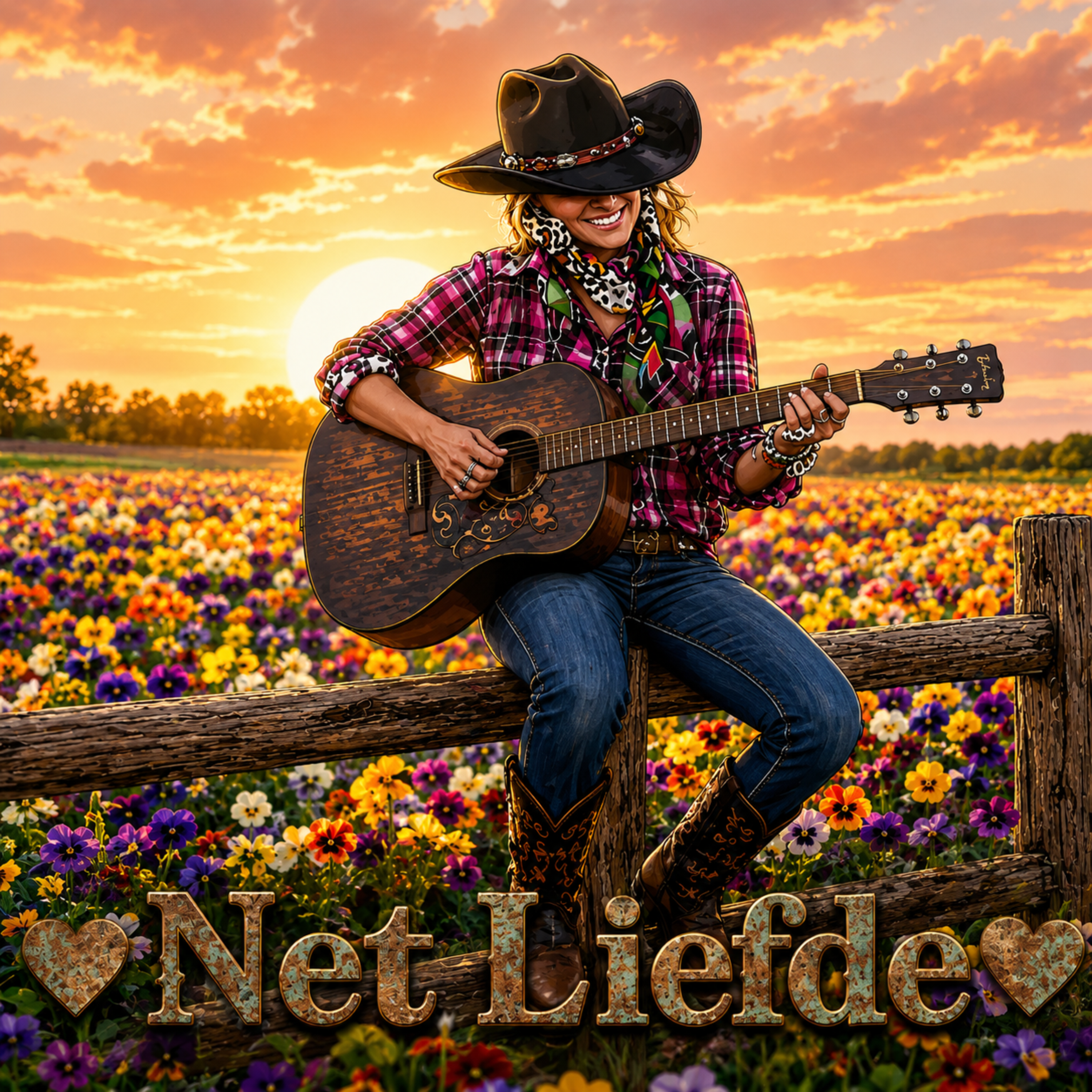 Net Liefde by glow flower cover art