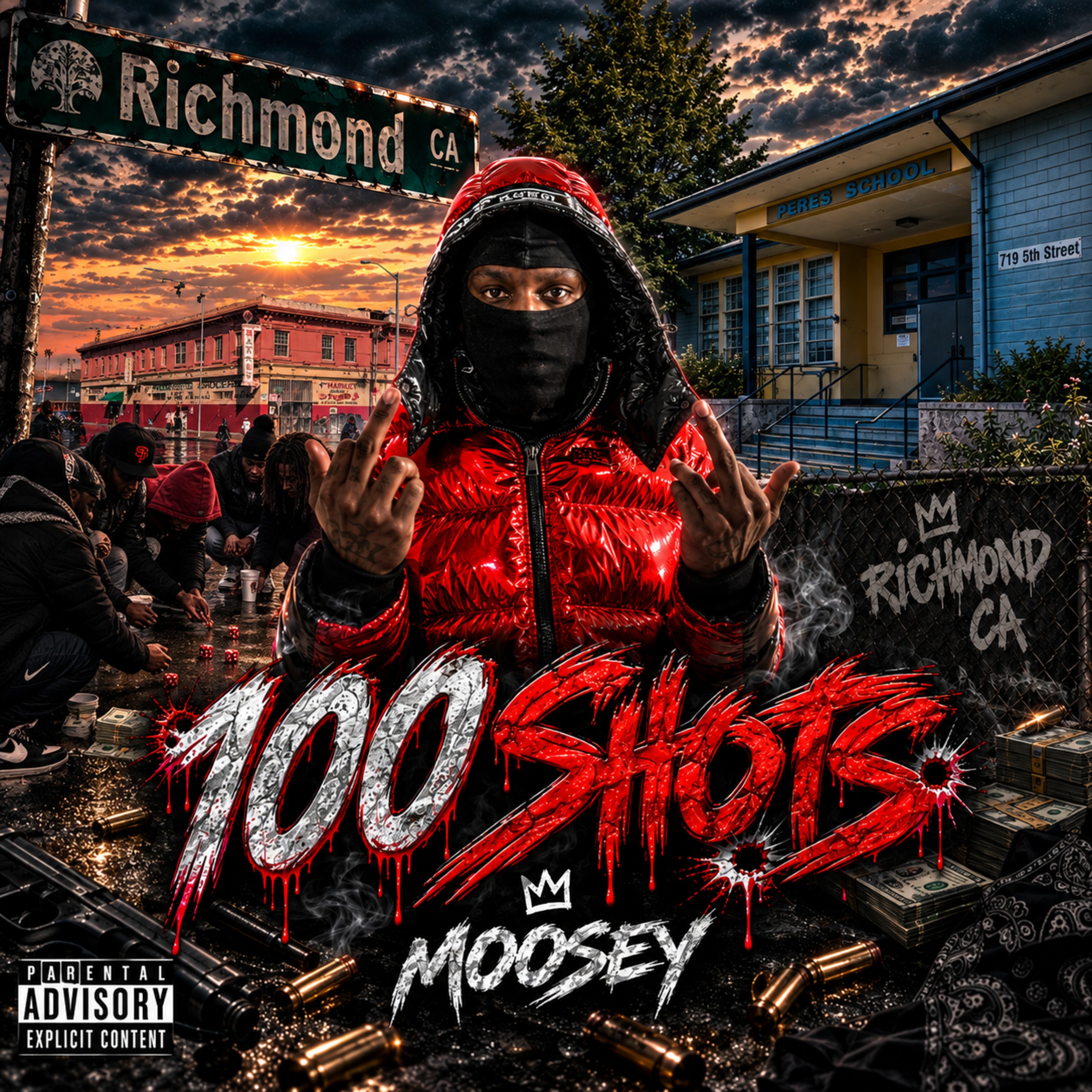 100 SHOTS by MOOSEY cover art