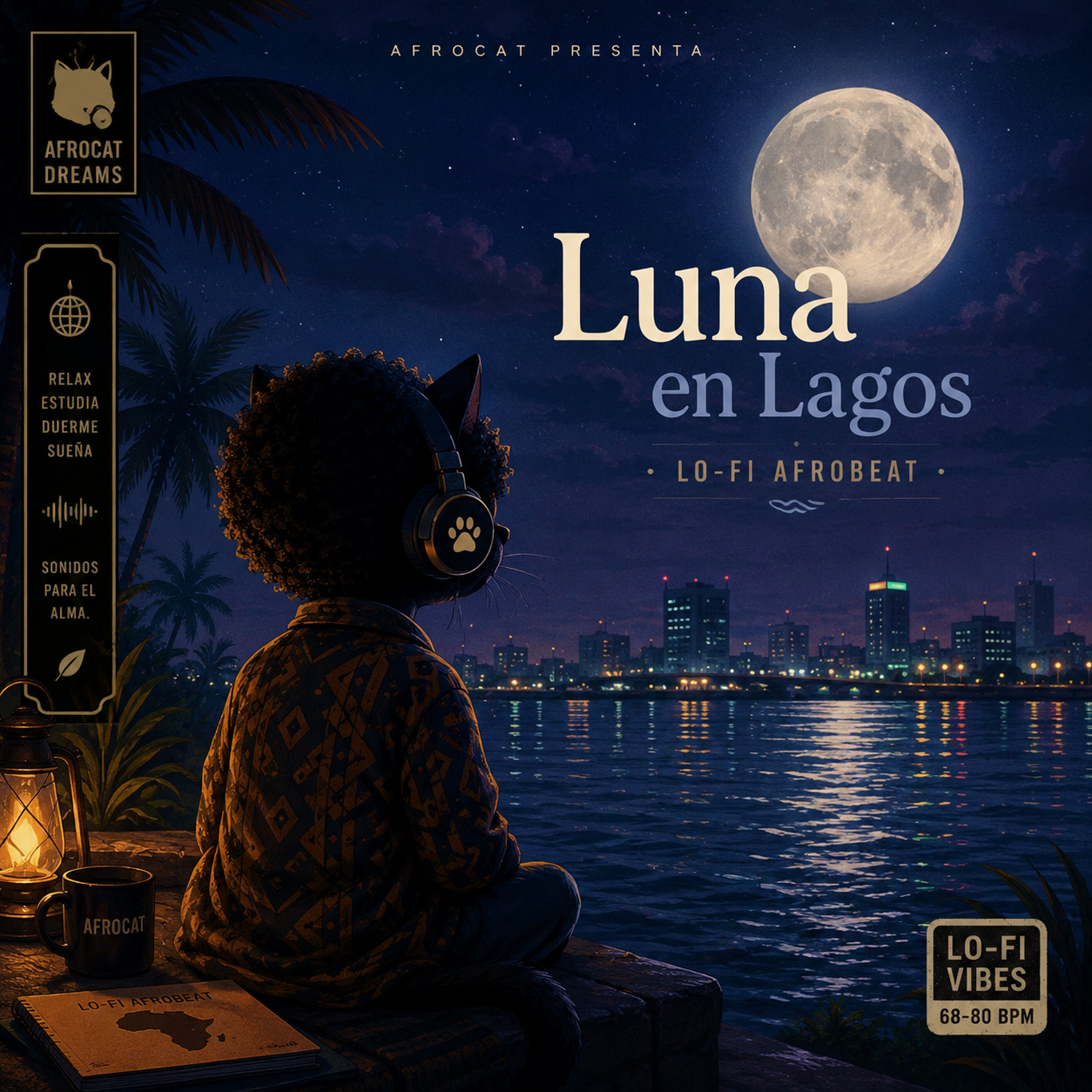 Luna en Lagos by AFROCAT cover art