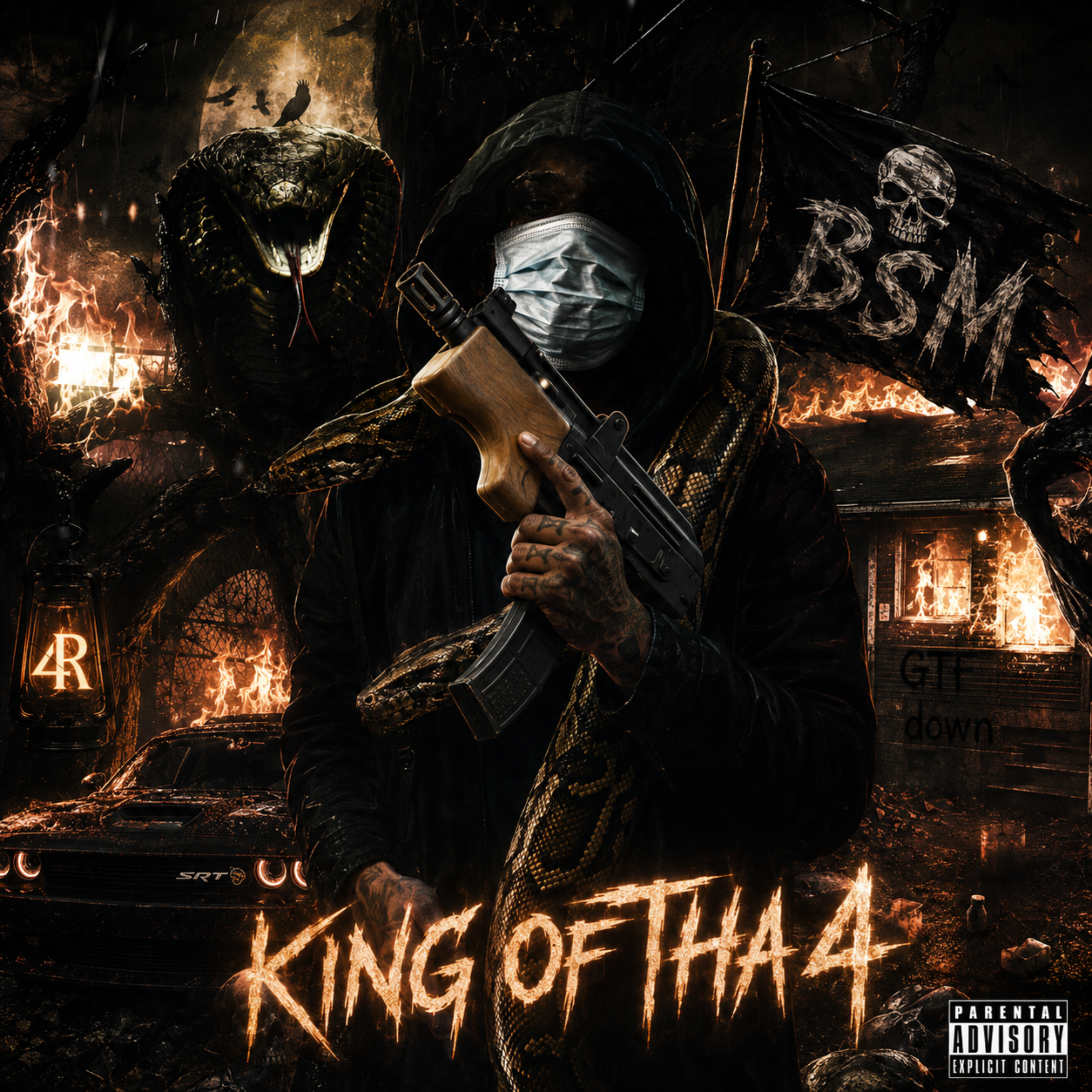king of tha 4 #thismyblock by 4RxSpank cover art