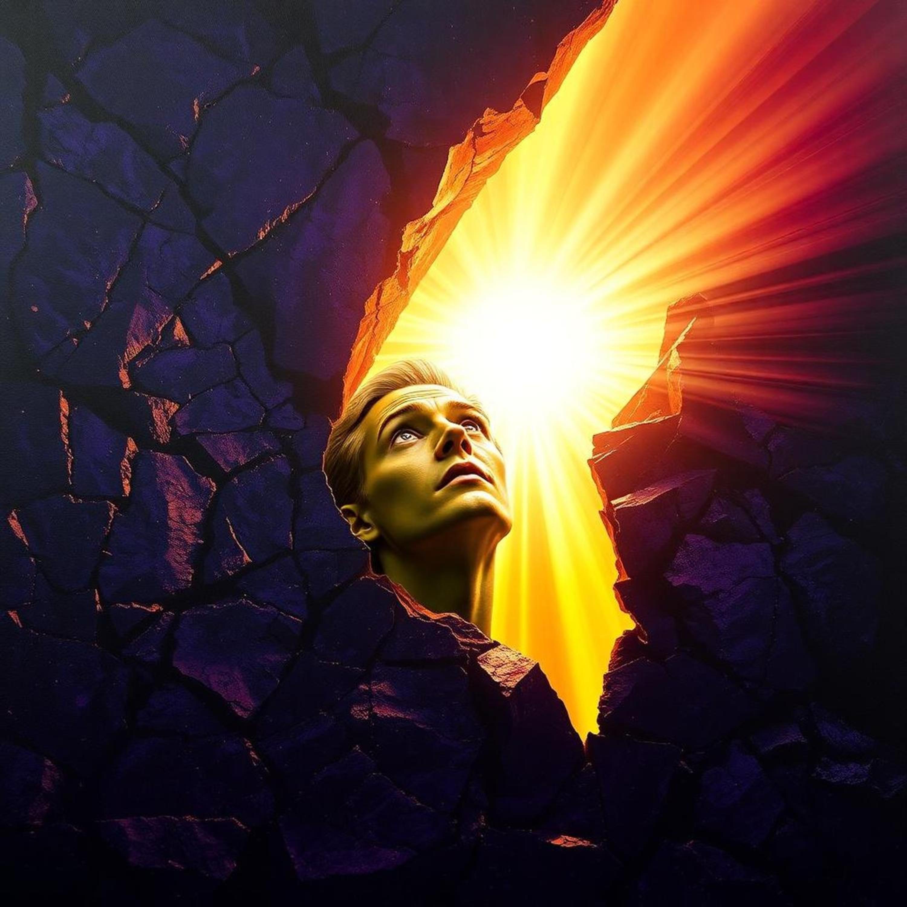 WHERE THE LIGHT BREAKS THROUGH. artwork