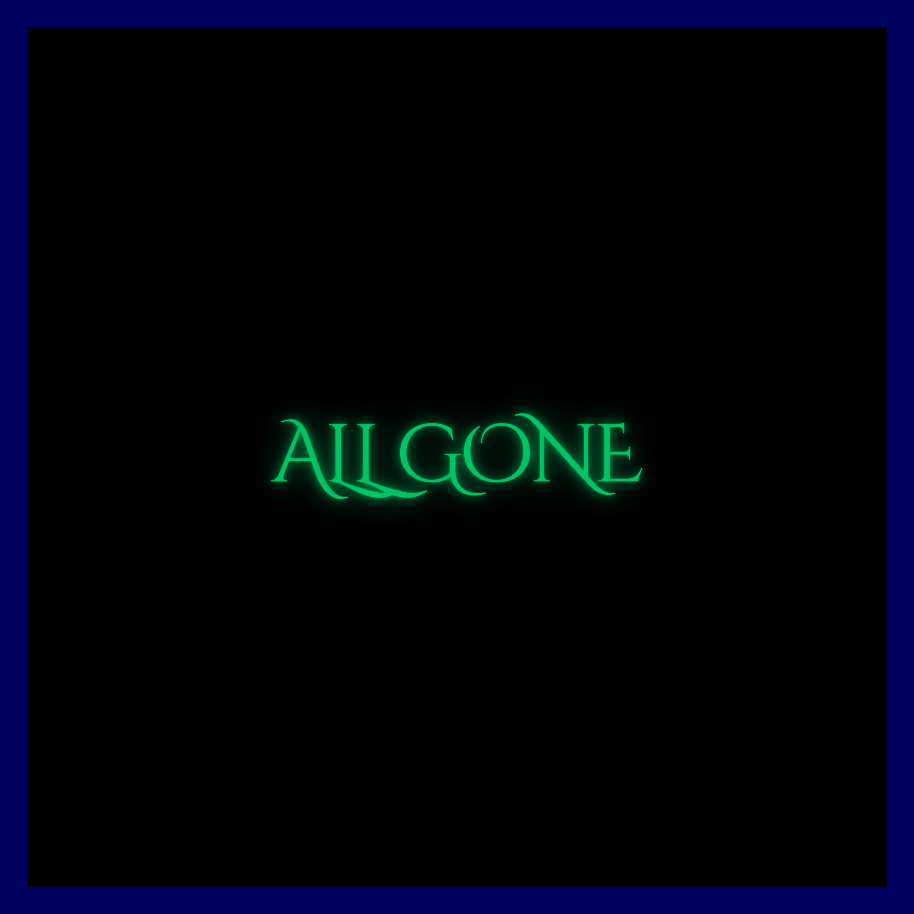 All gone (slowed and reverb) artwork