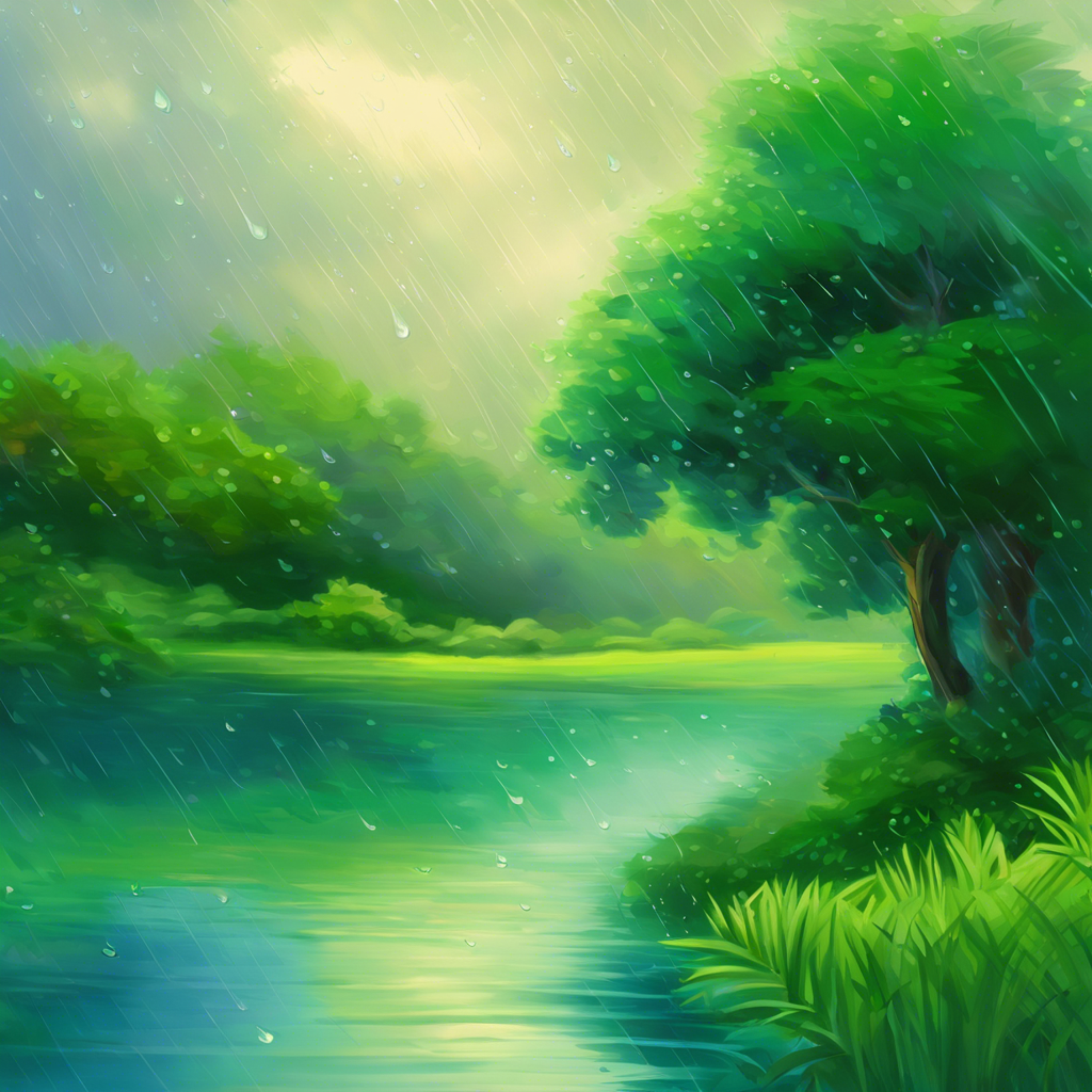 Relaxing Rainy Rhythms (Remastered) artwork