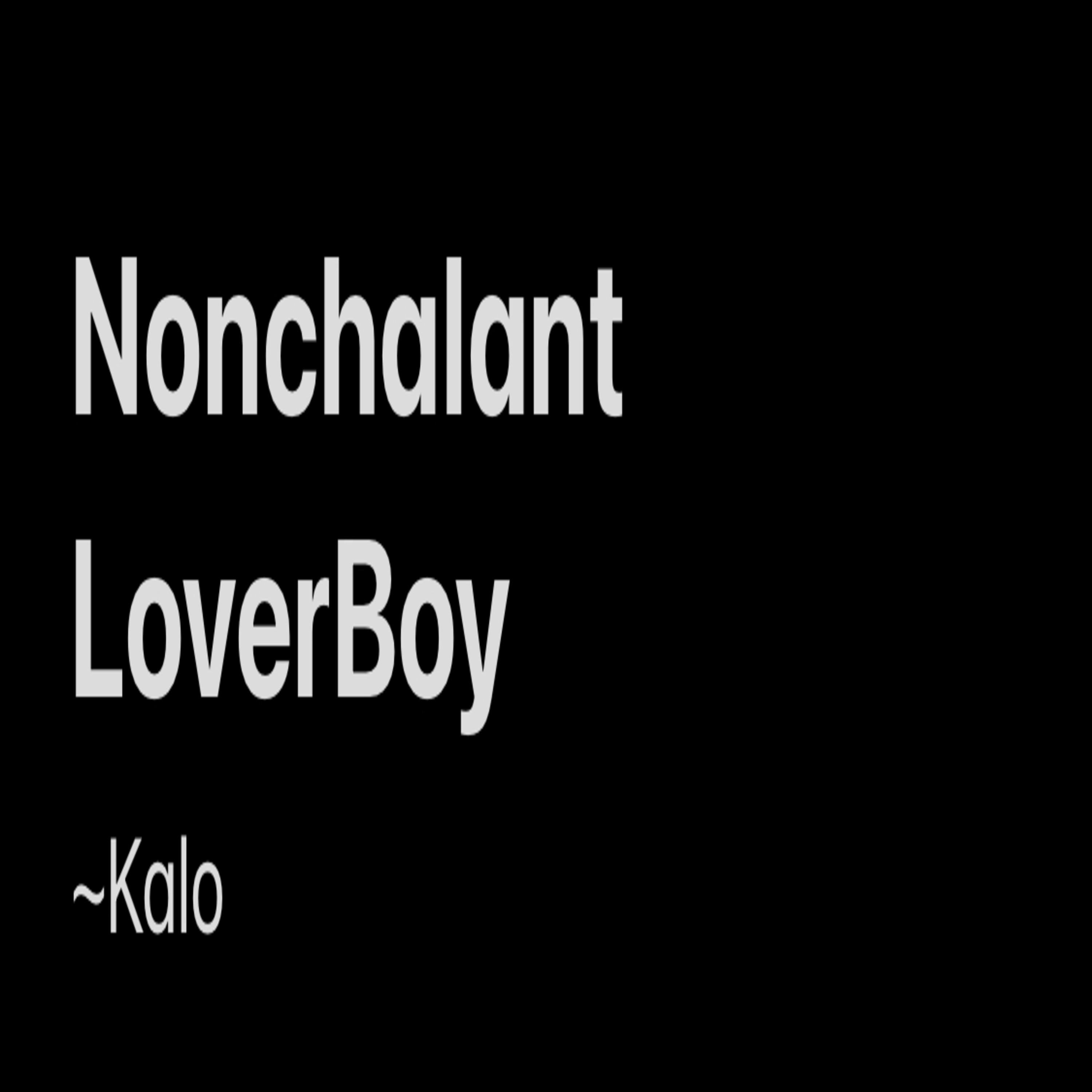 Nonchalant LoverBoy artwork