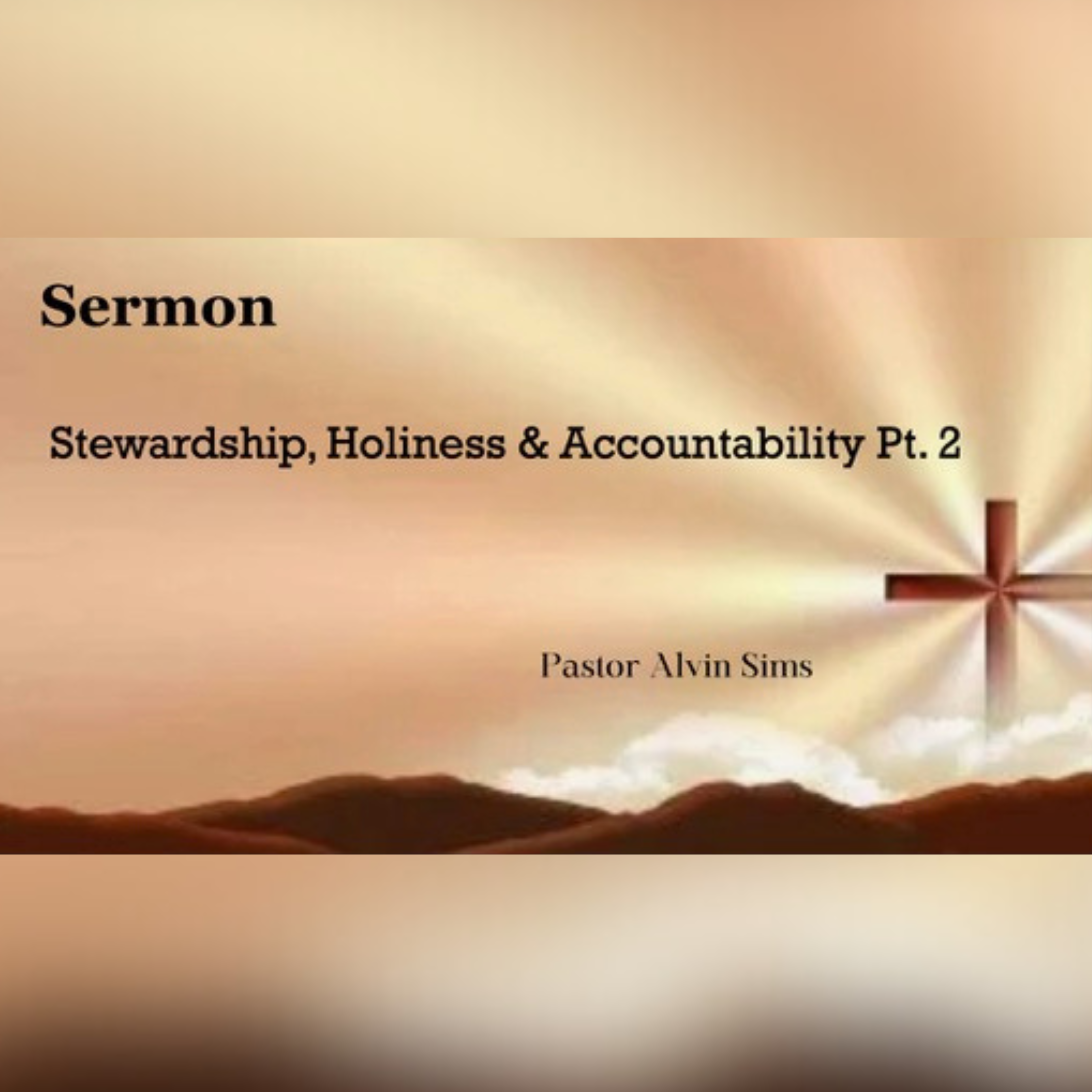 A Stewardahip of Holiness and Accountability pt 2 artwork