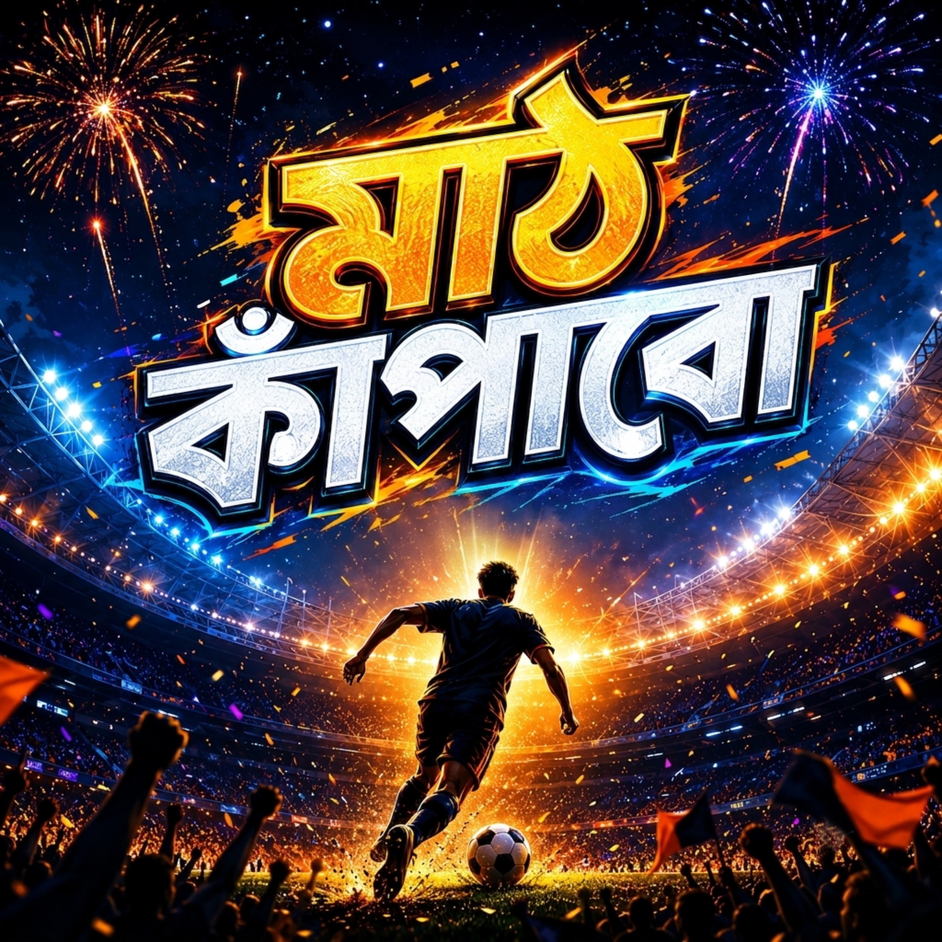 মাঠ কাঁপাবো (Stadium Fire) by Rabiul Karim cover art