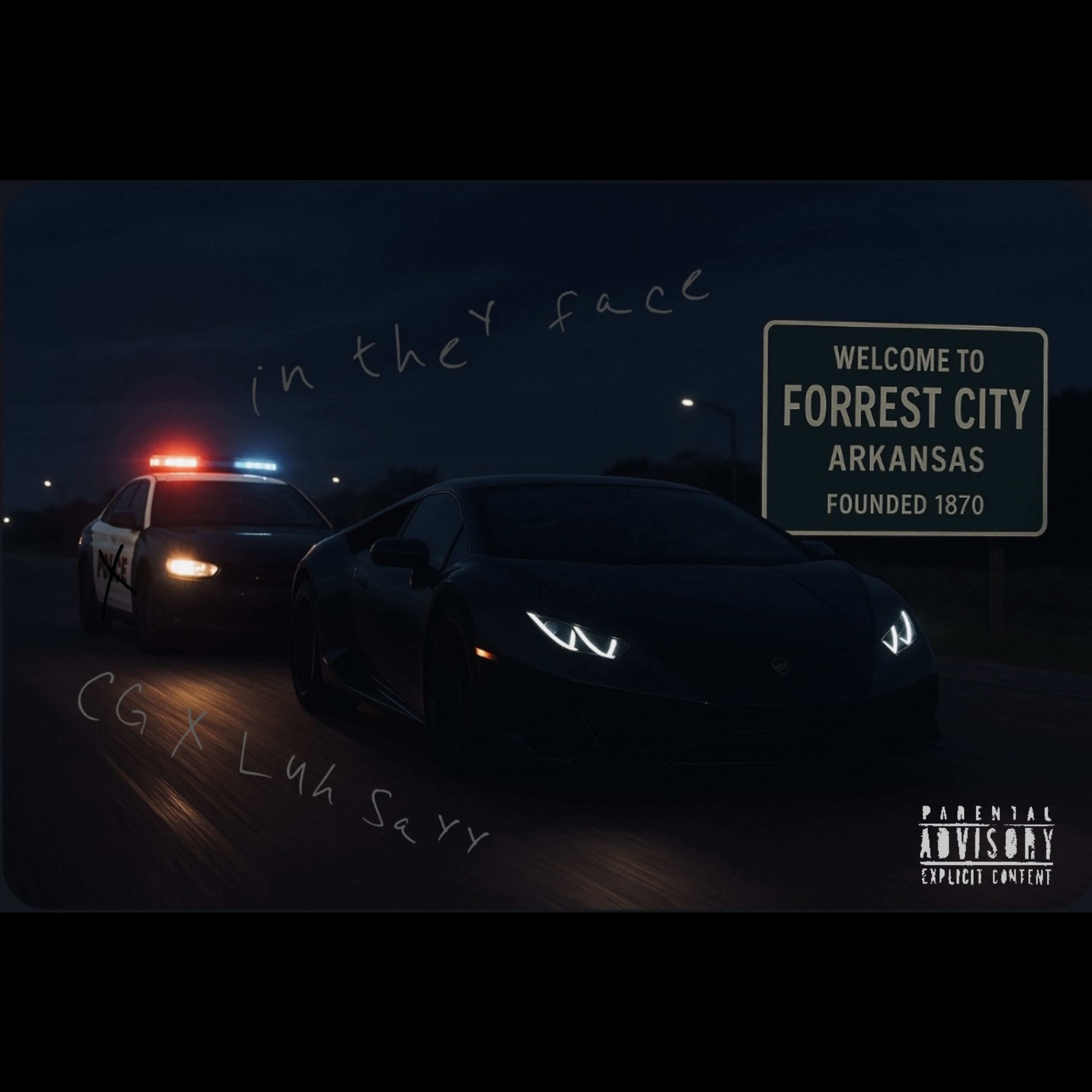 In They Face artwork
