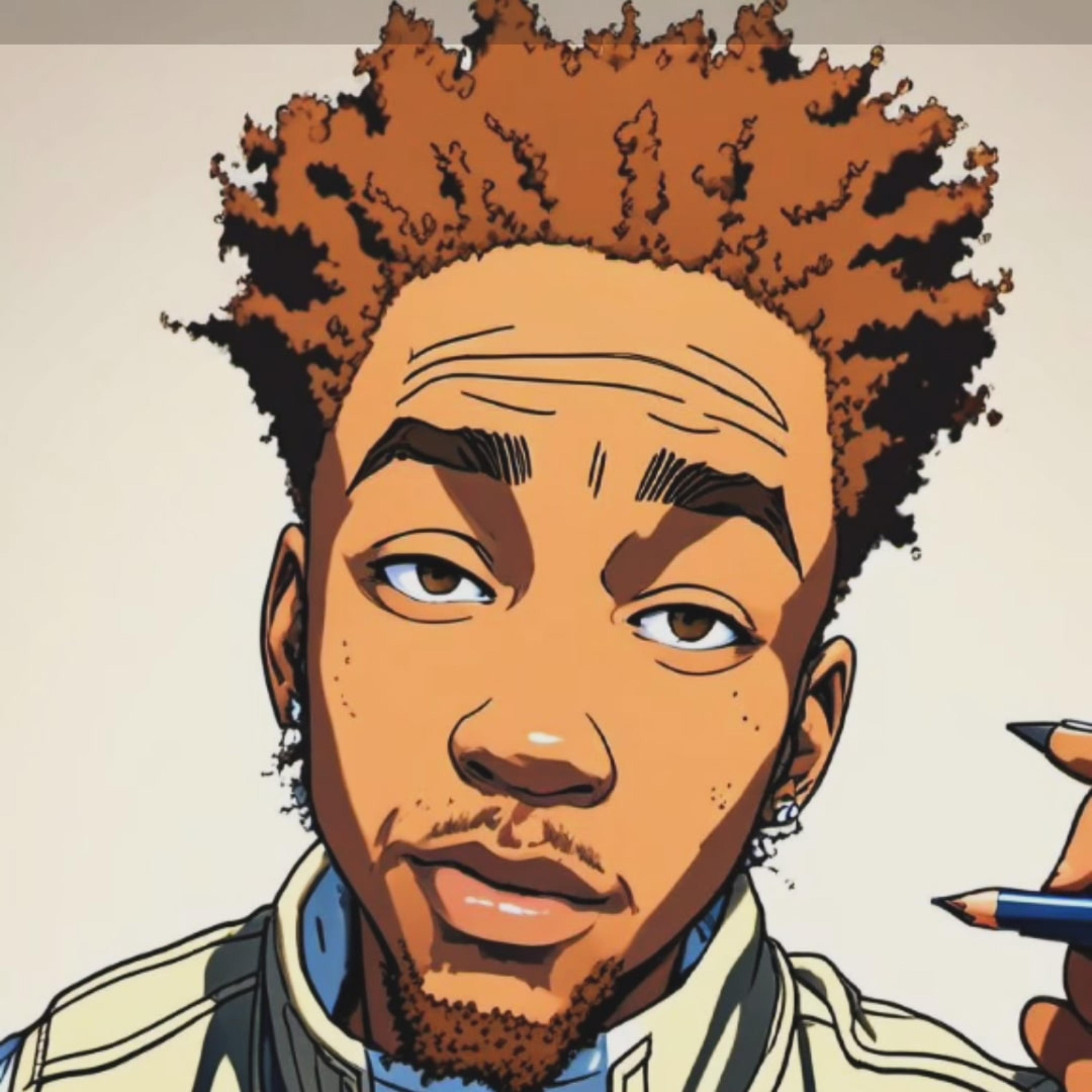 Looking artwork