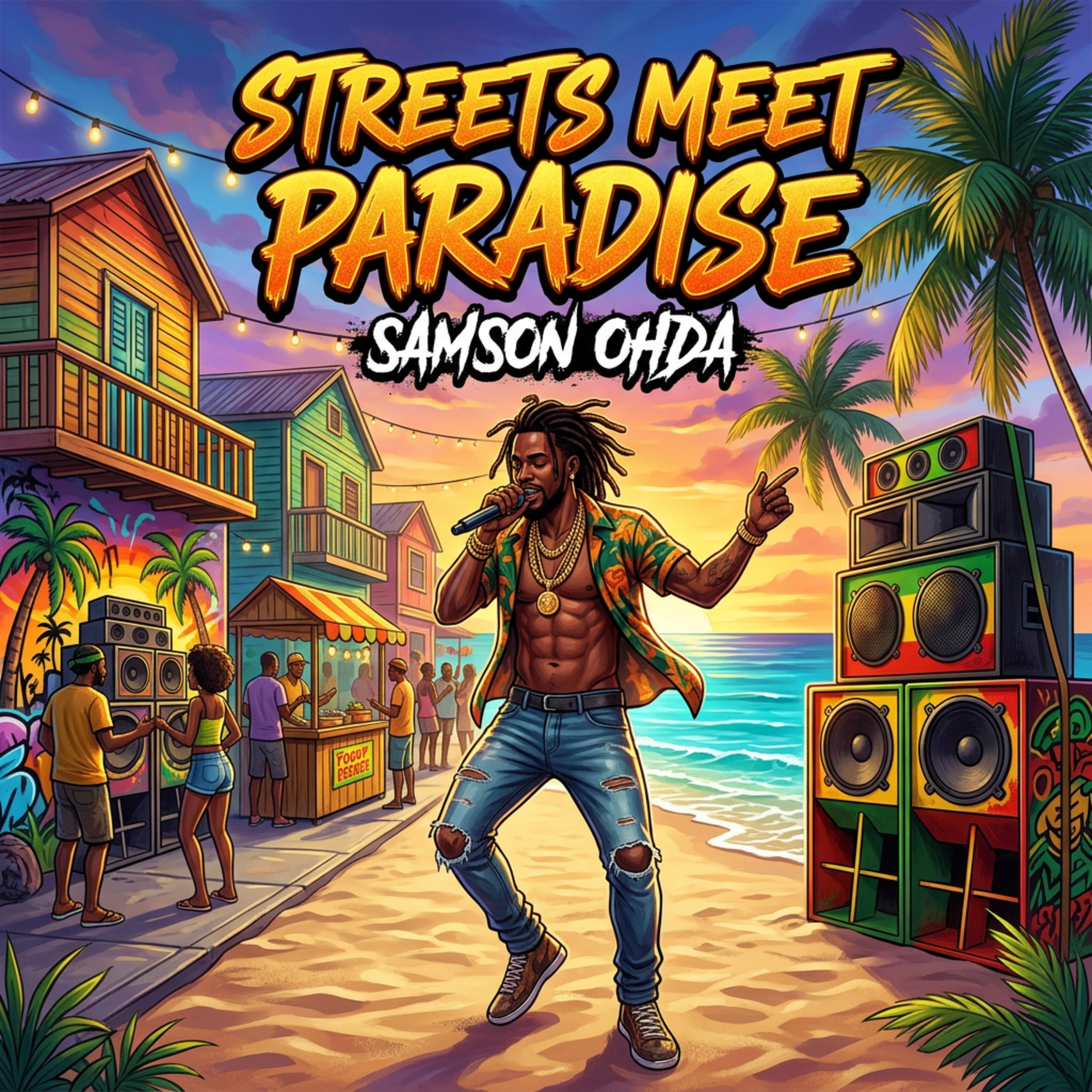 Streets Meet Paradise by Samson Ohda  cover art