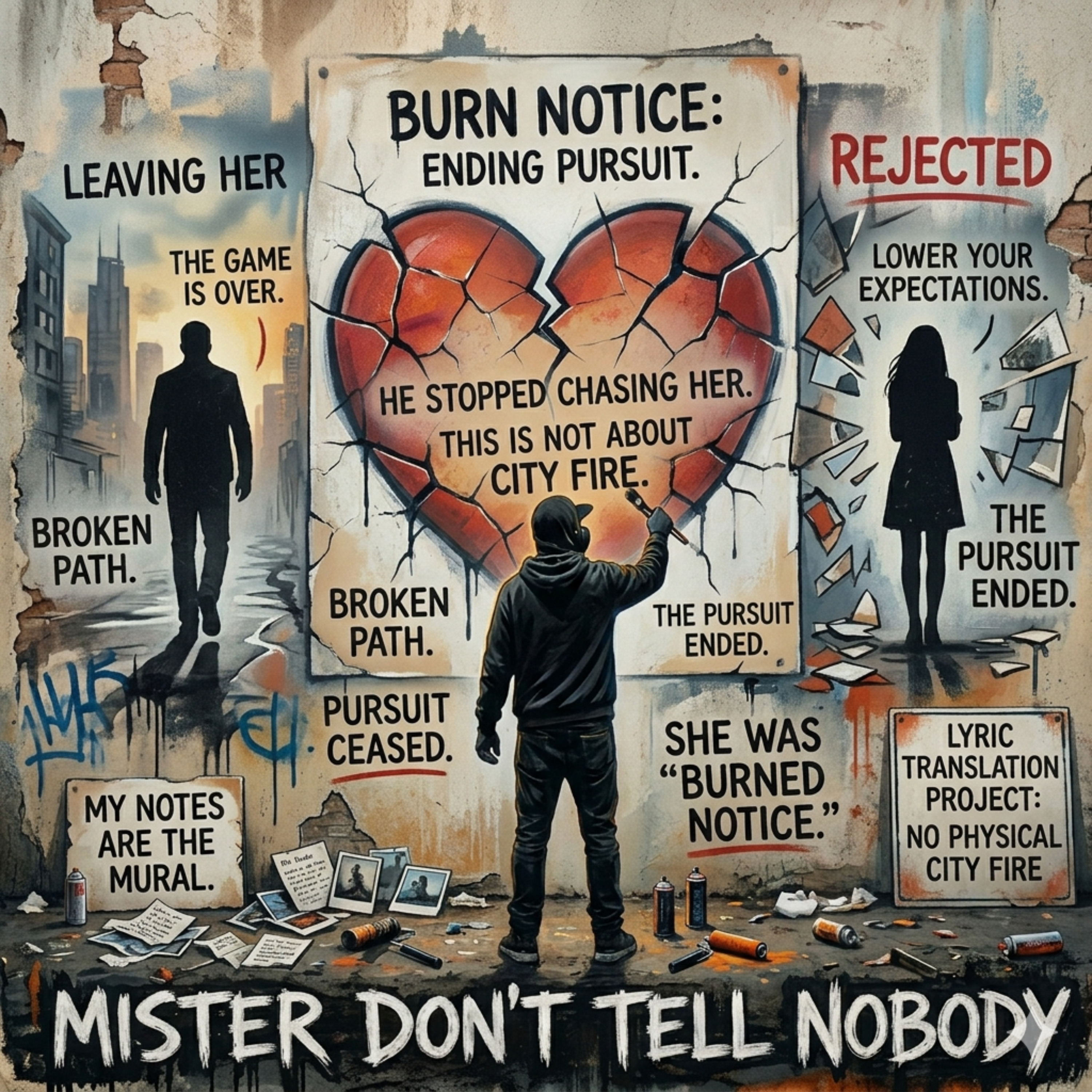 Burn Notice by Mister Dont Tell nobody cover art