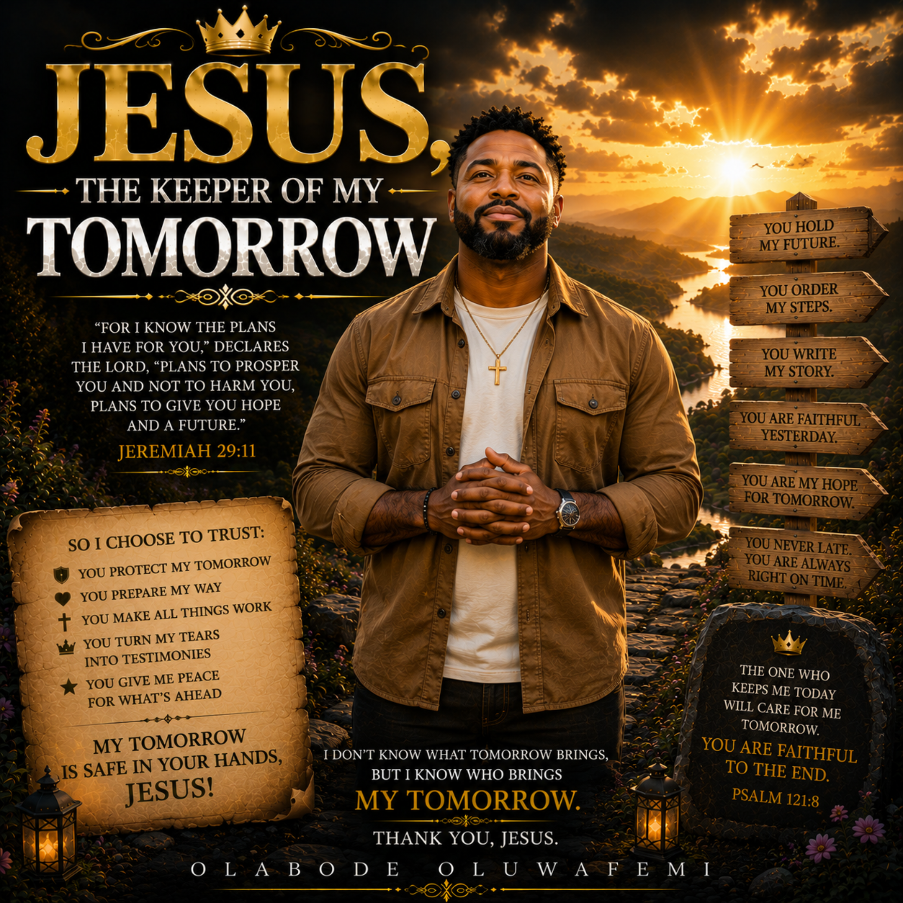 Jesus, The Keeper of My Tomorrow by olabode oluwafemi cover art