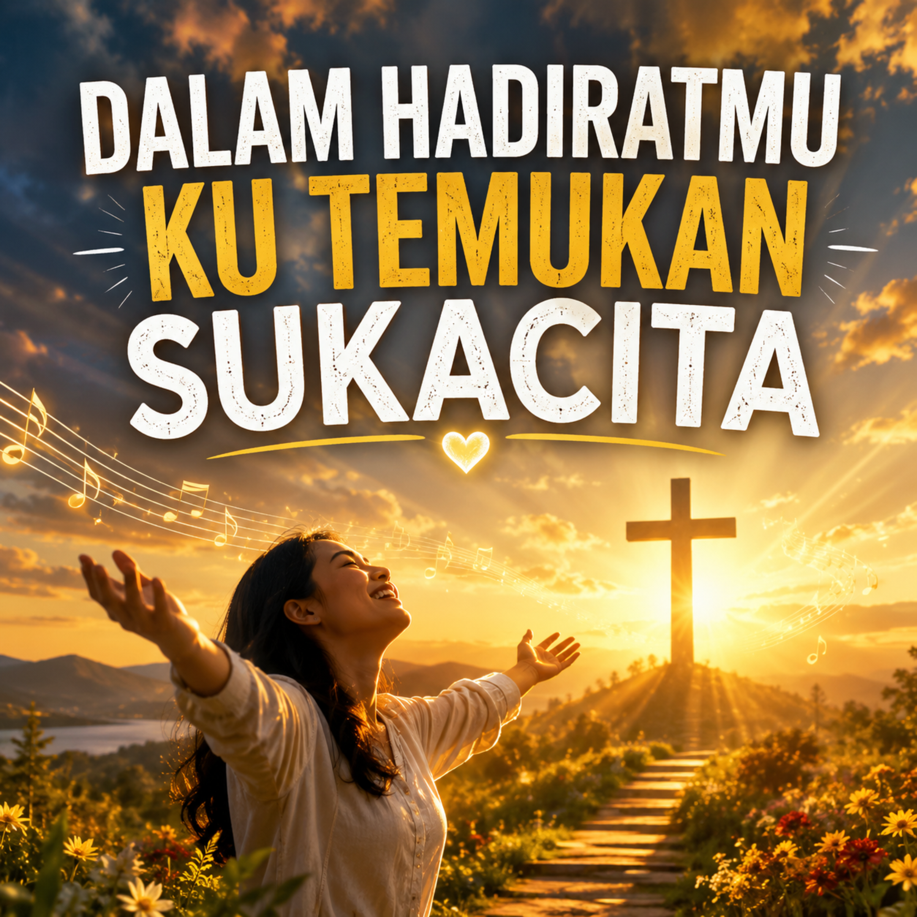 Dalam HadiratMu Ku Temukan Sukacita by PUJI WORSHIP cover art
