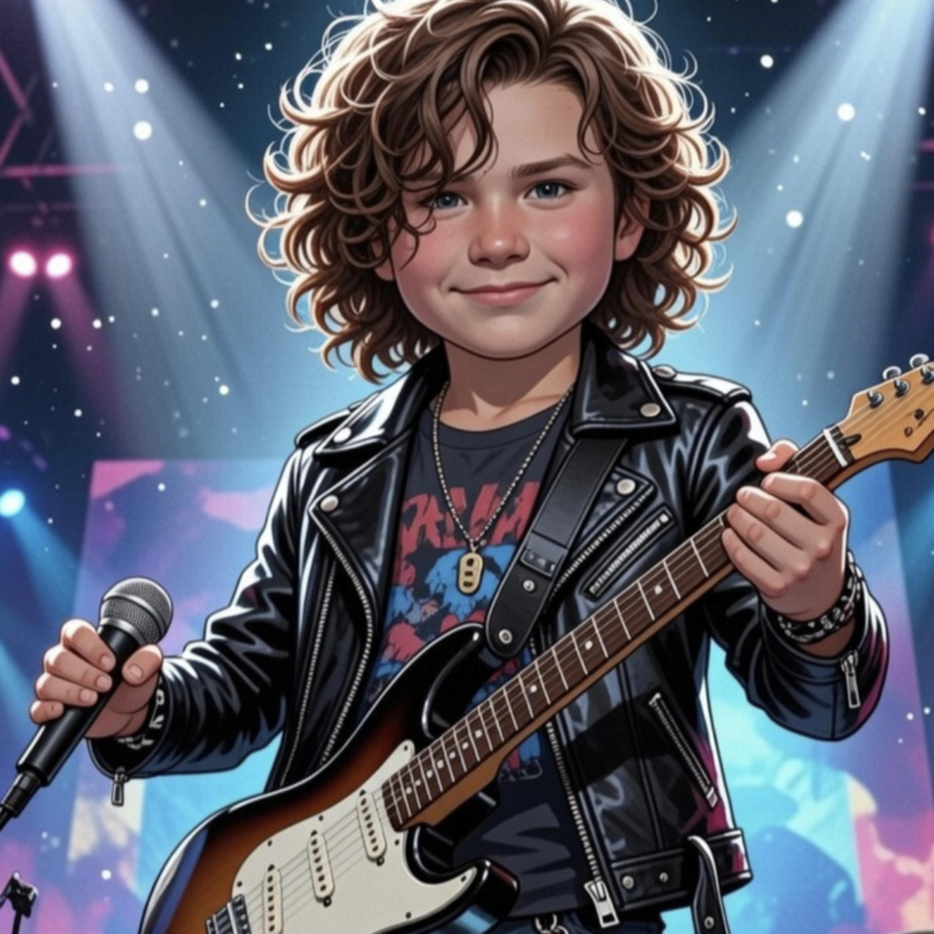 Curly Hair Cutie Heartthrob artwork