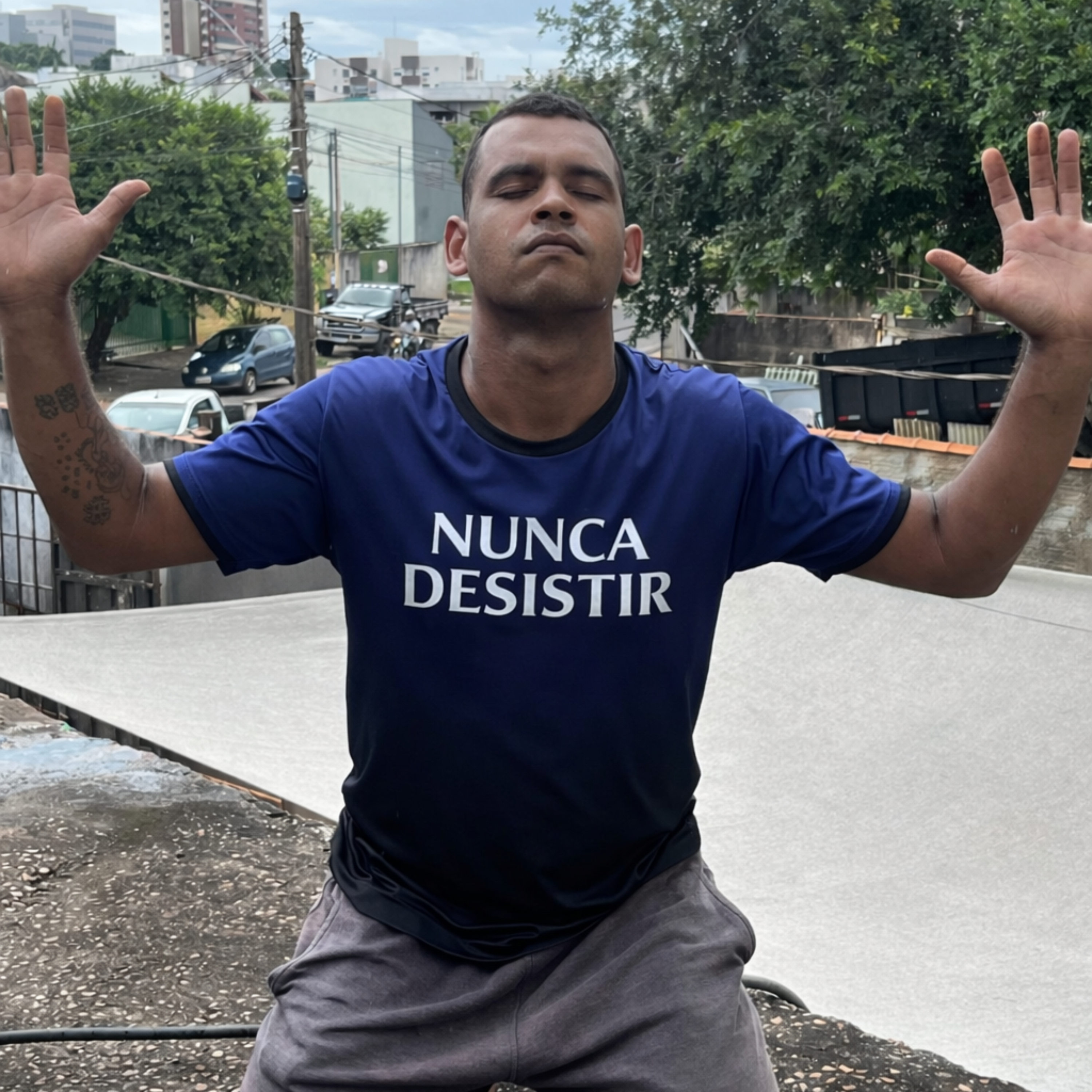 Nunca desistir artwork