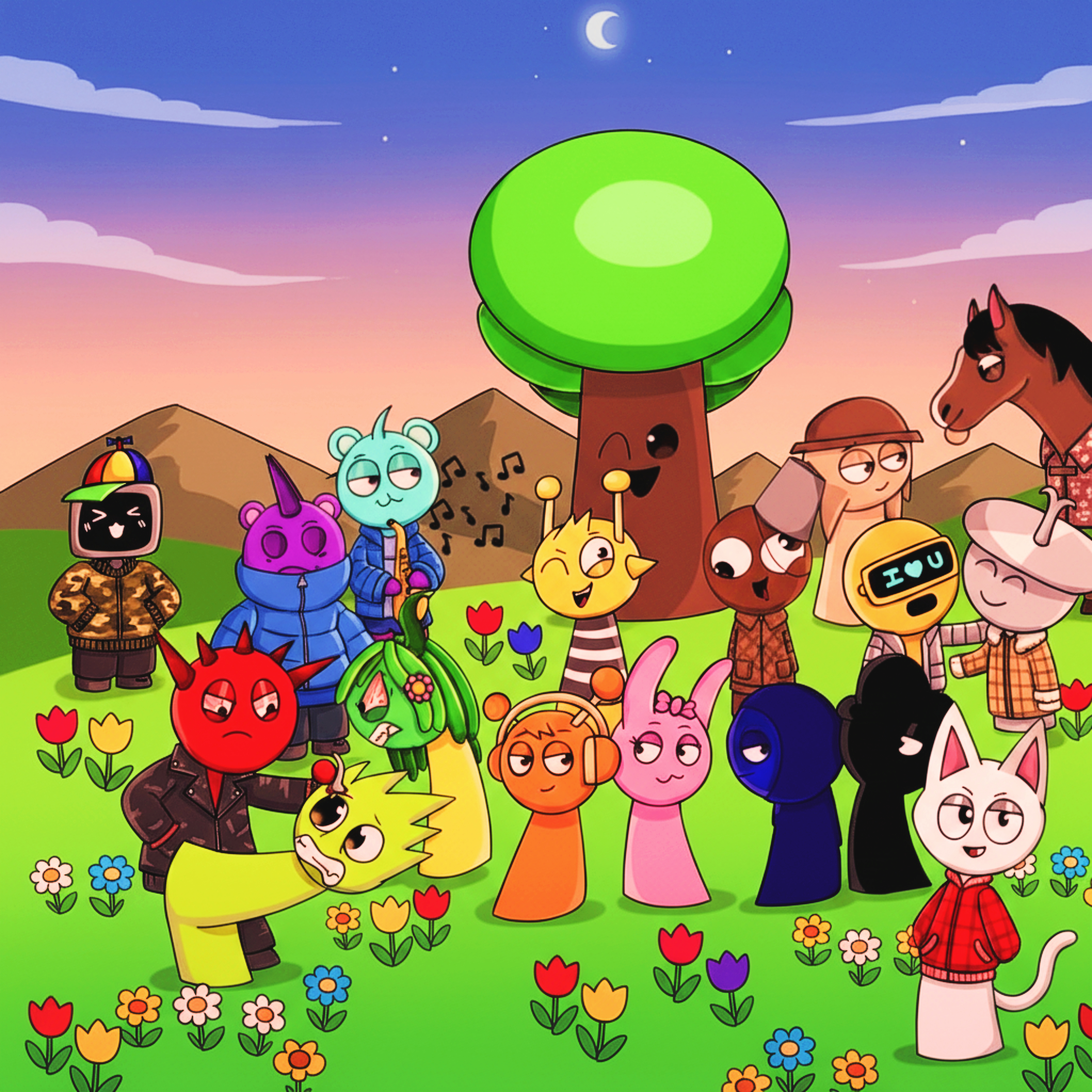 Sprunki Soulful Chill Phase 2 artwork