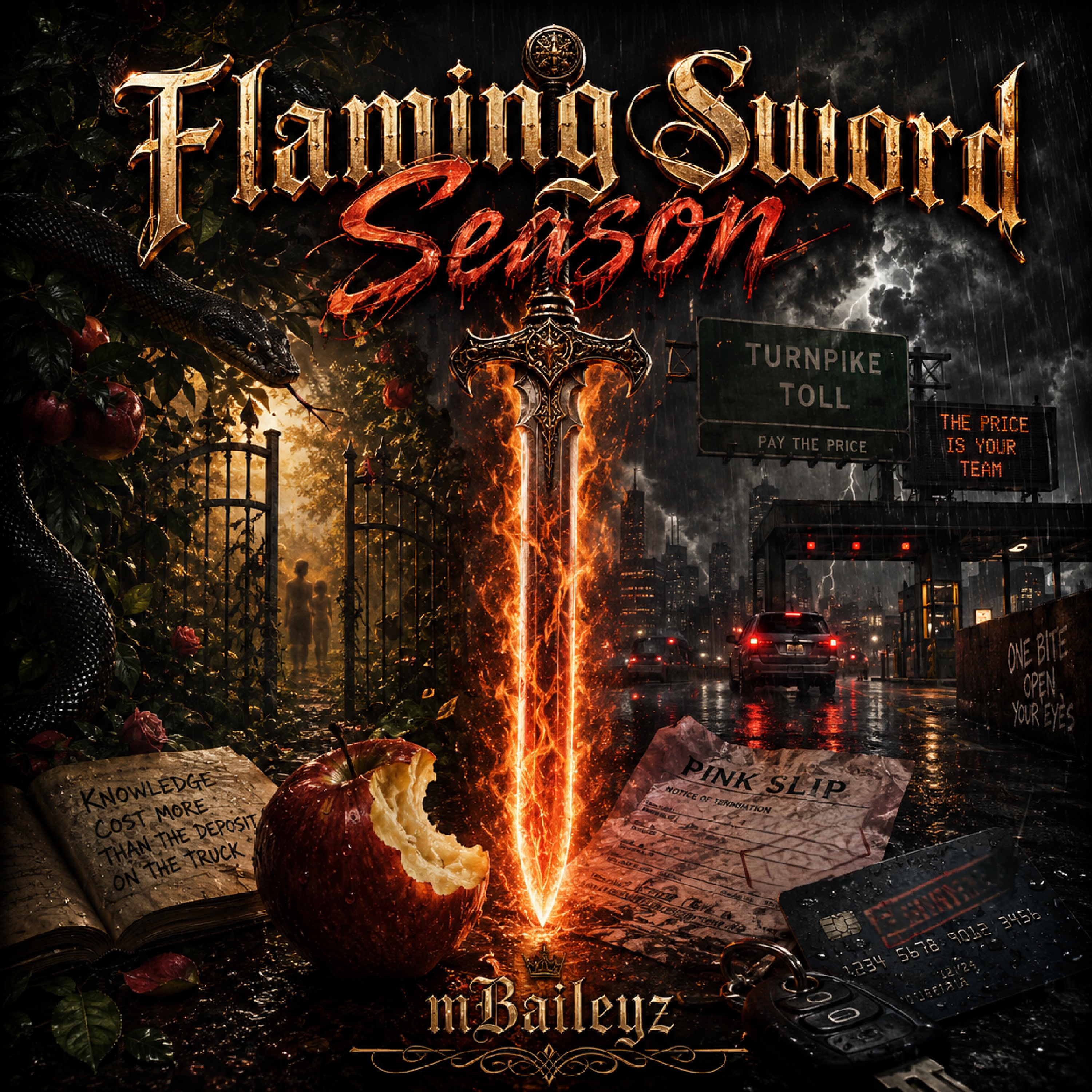 Flaming Sword Season by mBaileyz cover art