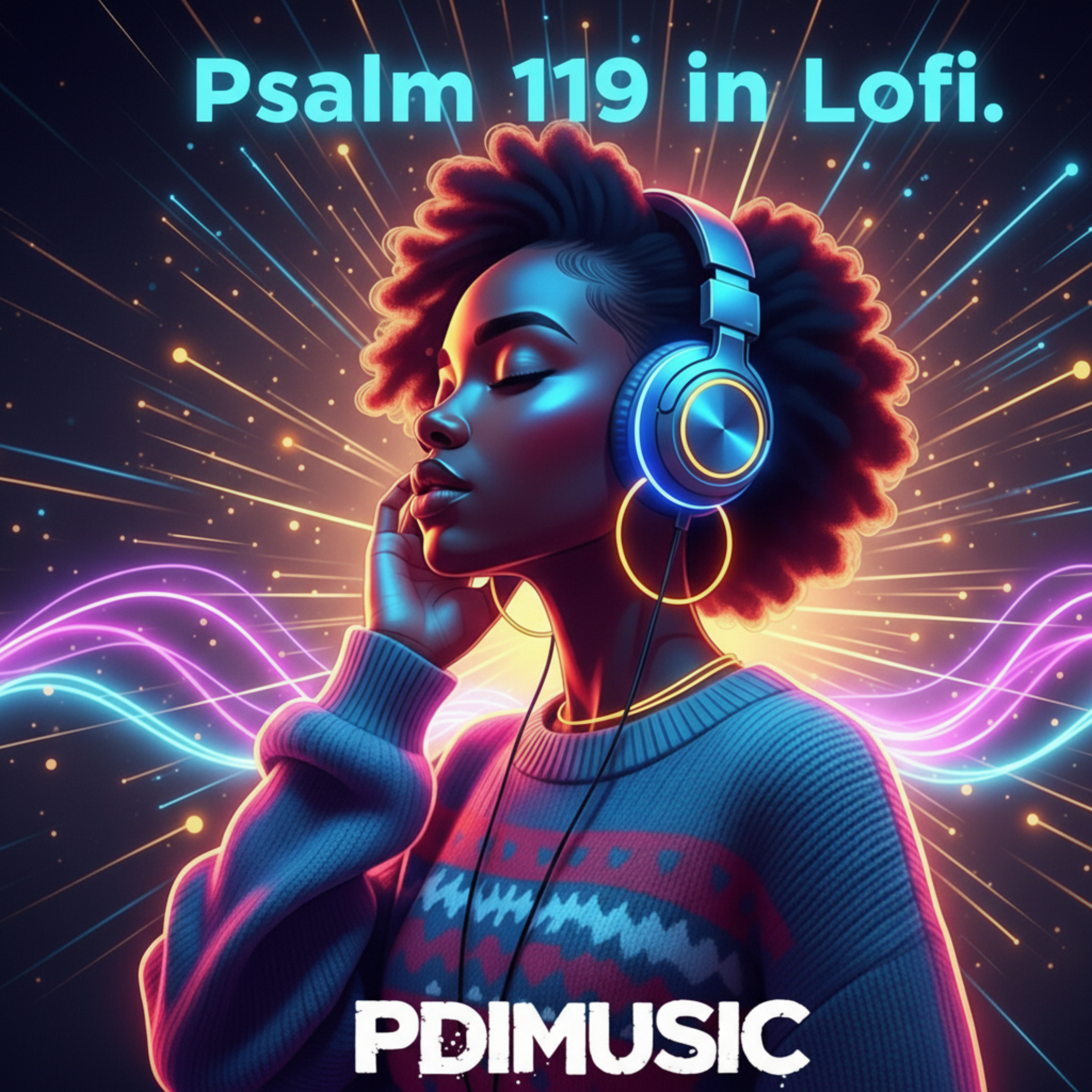 Psalm 119 in Lofi artwork