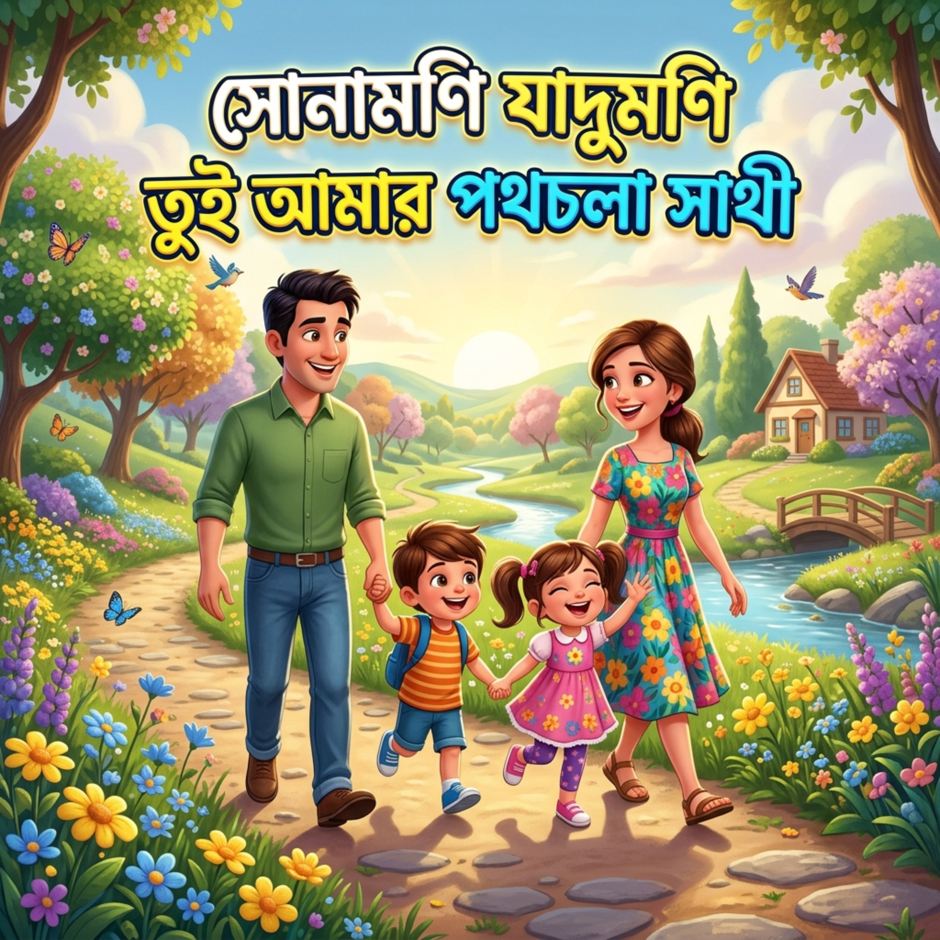সোনামণি যাদুমণি তুই আমার পথচলা সাথী Sonamoni Jadumoni Tui Amar Pothchola Sathi by Mubin TusHar cover art