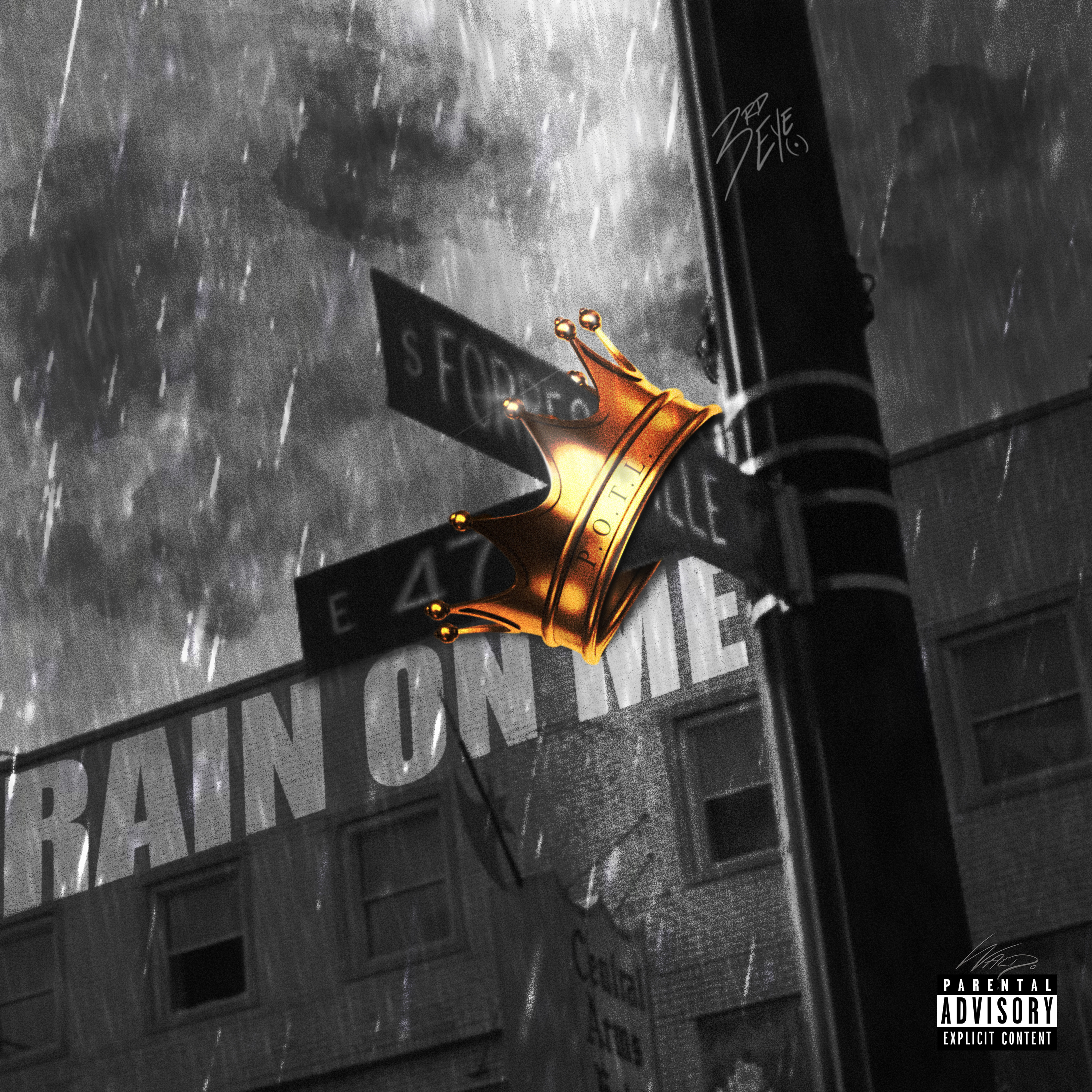 RAIN ON ME artwork