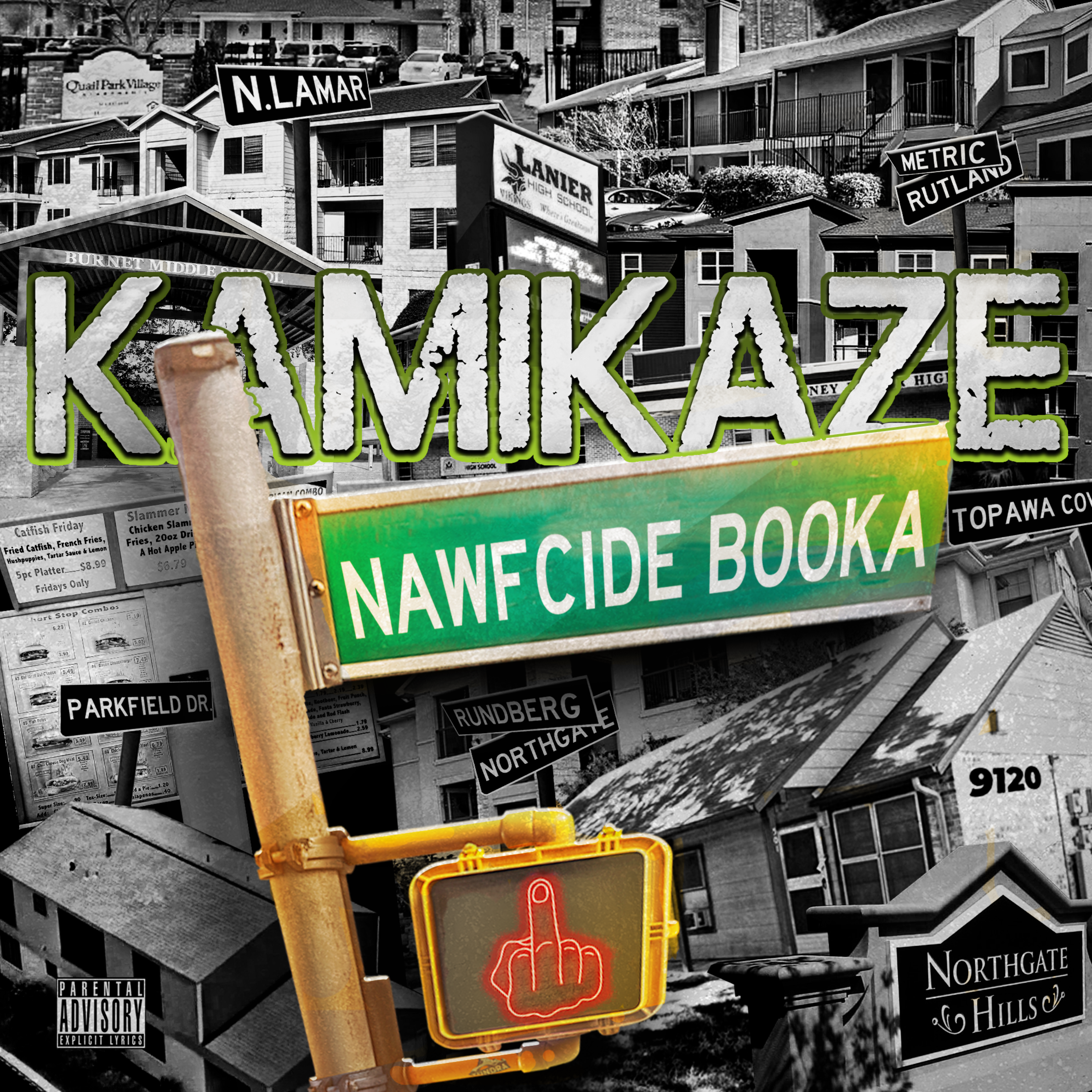 Kamikaze by Nawfcide Booka cover art