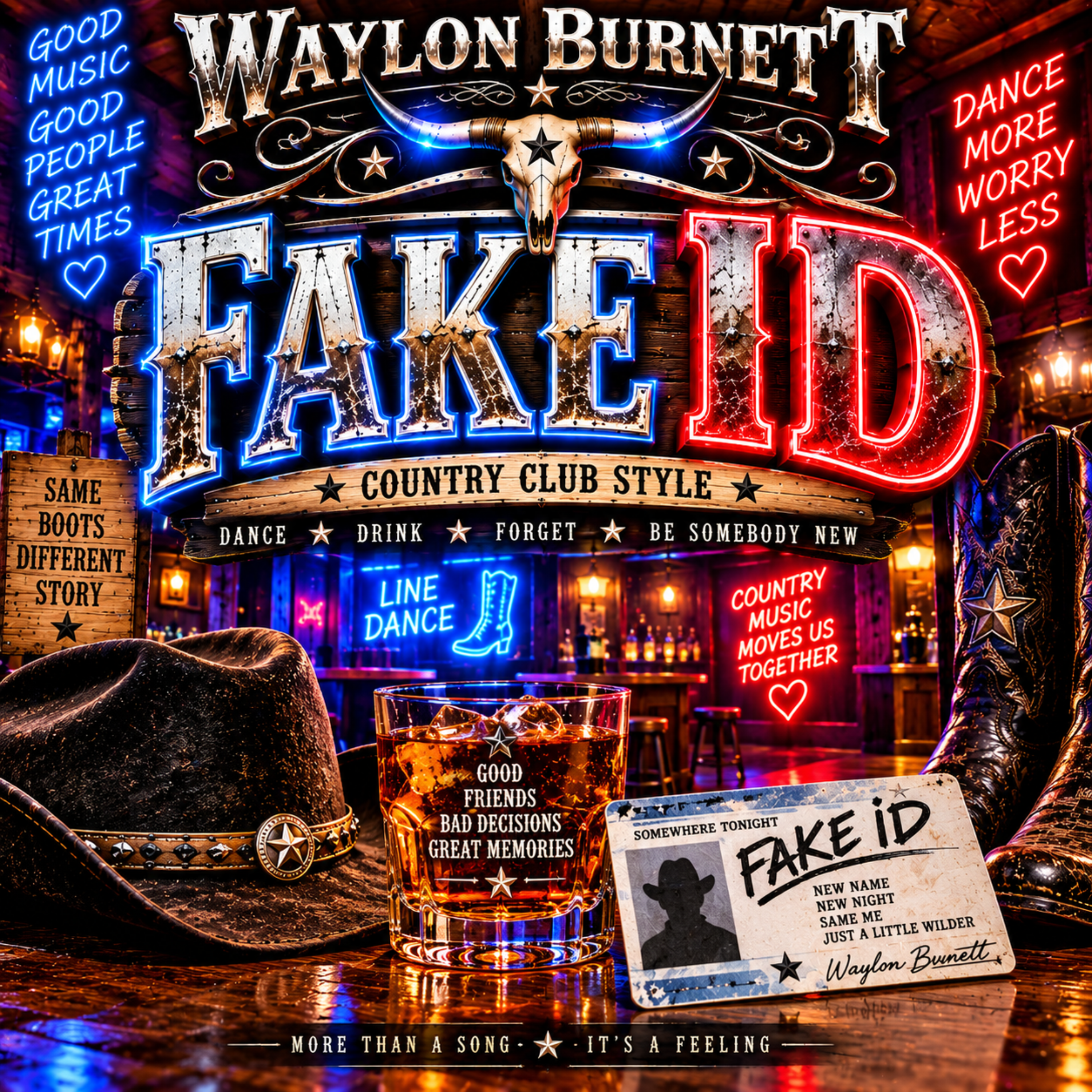 FAKE ID by waylon Burnett cover art