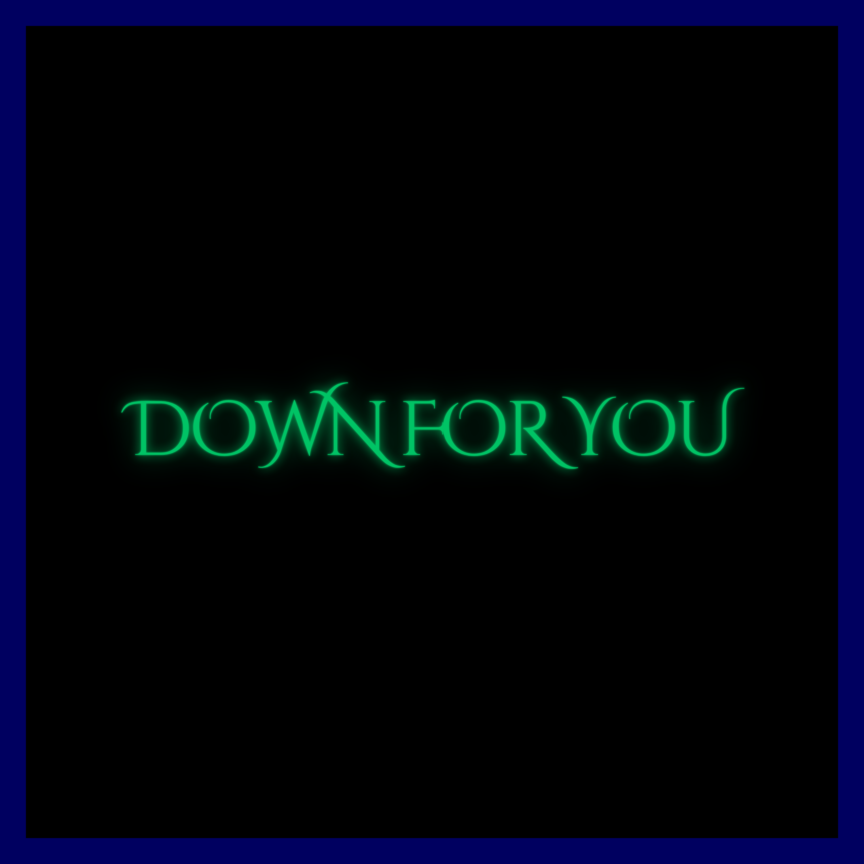 Down for you (slowed and reverb) artwork