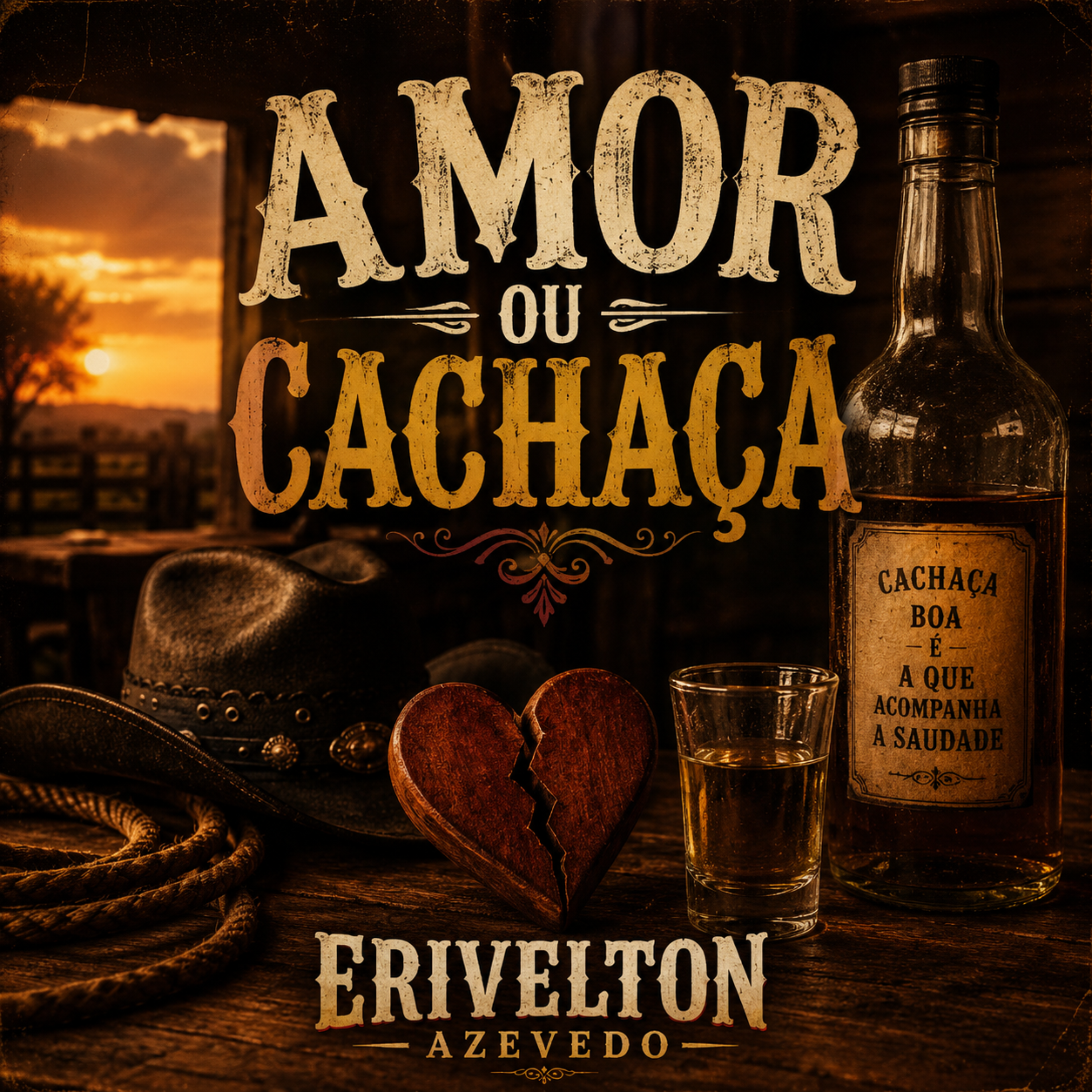 Amor ou cachaça by Erivelton Azevedo cover art
