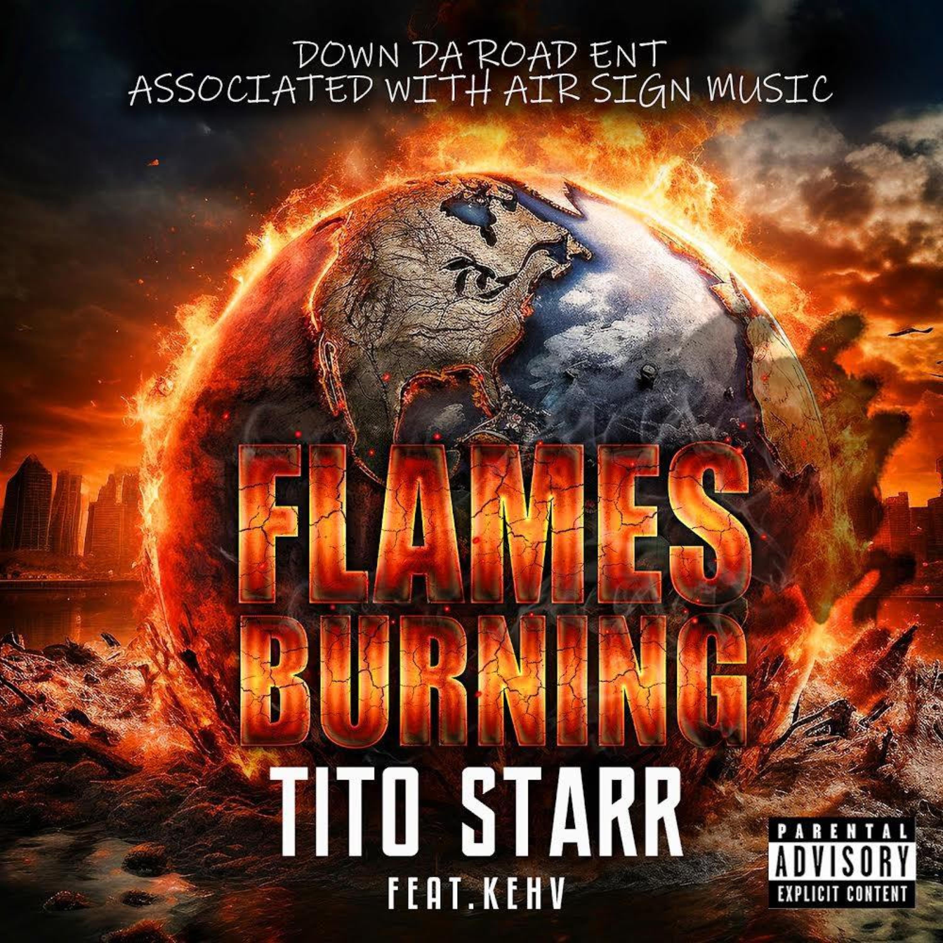 Flames Burning artwork