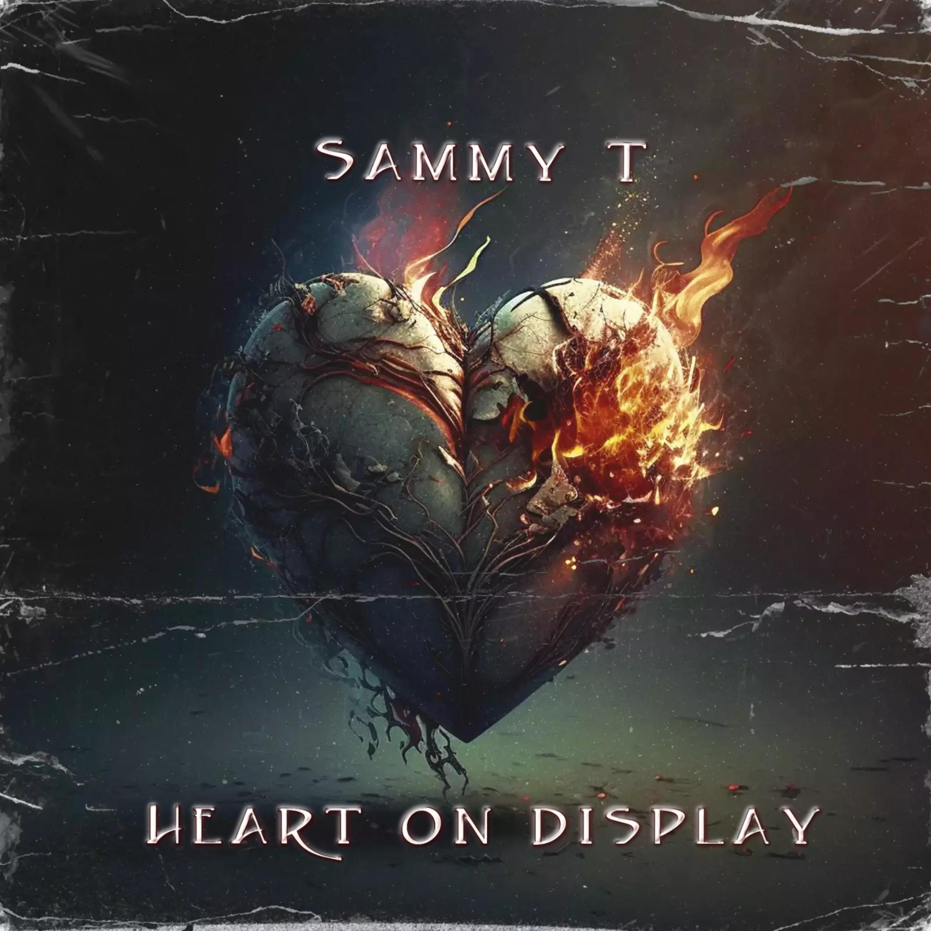 Heart on display artwork