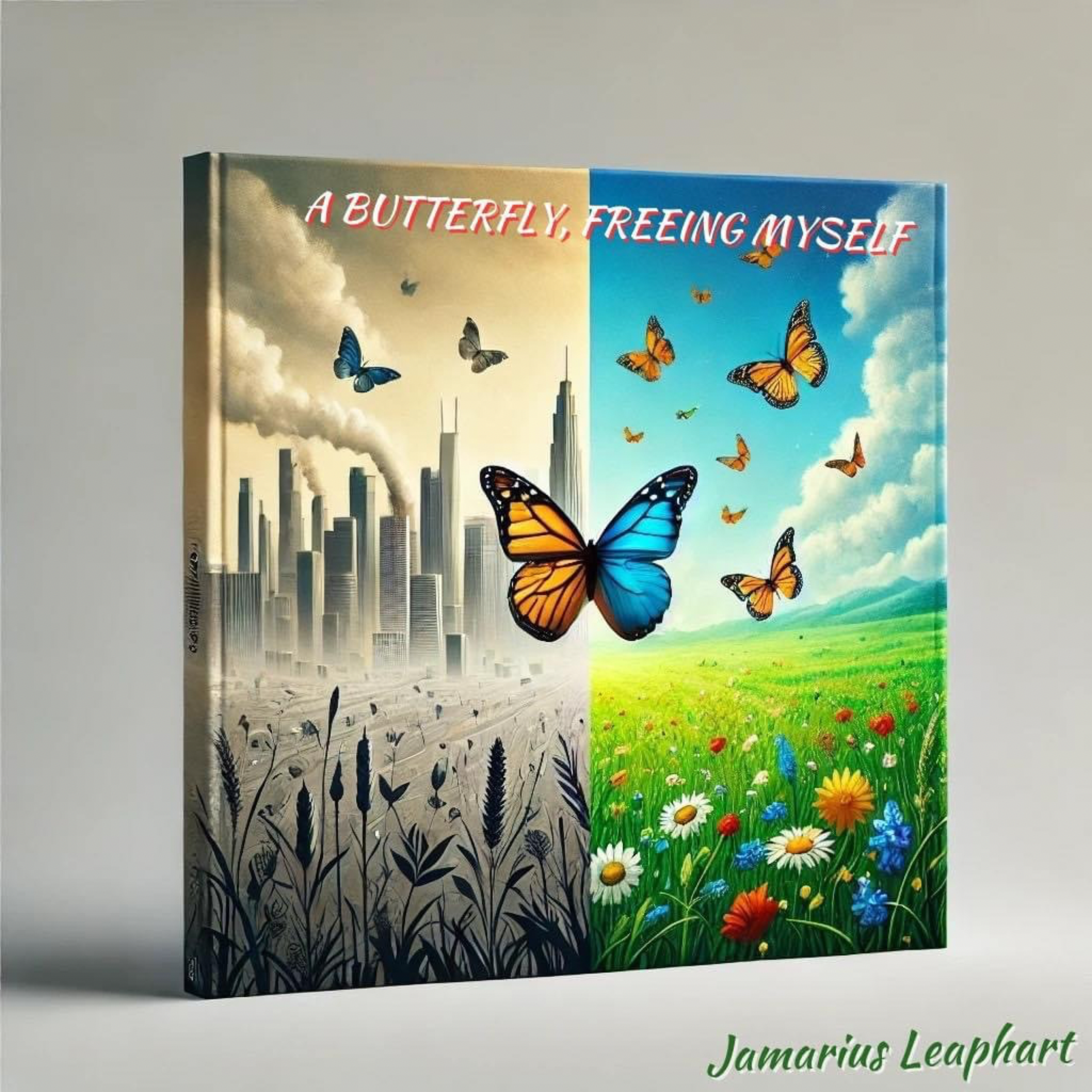 A Butterfly, Freeing Myself by Jamarius Leaphart cover art