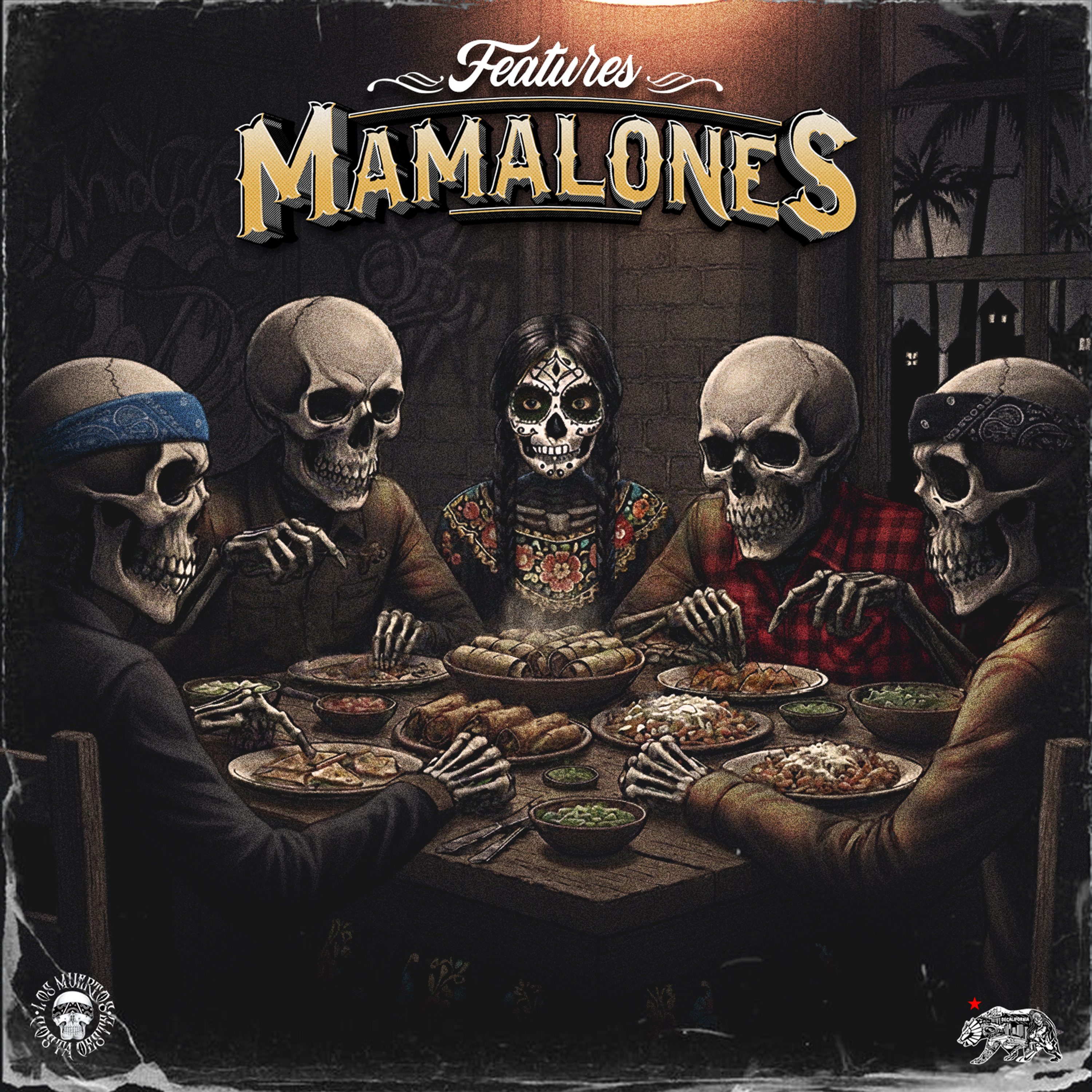 Features Mamalones artwork