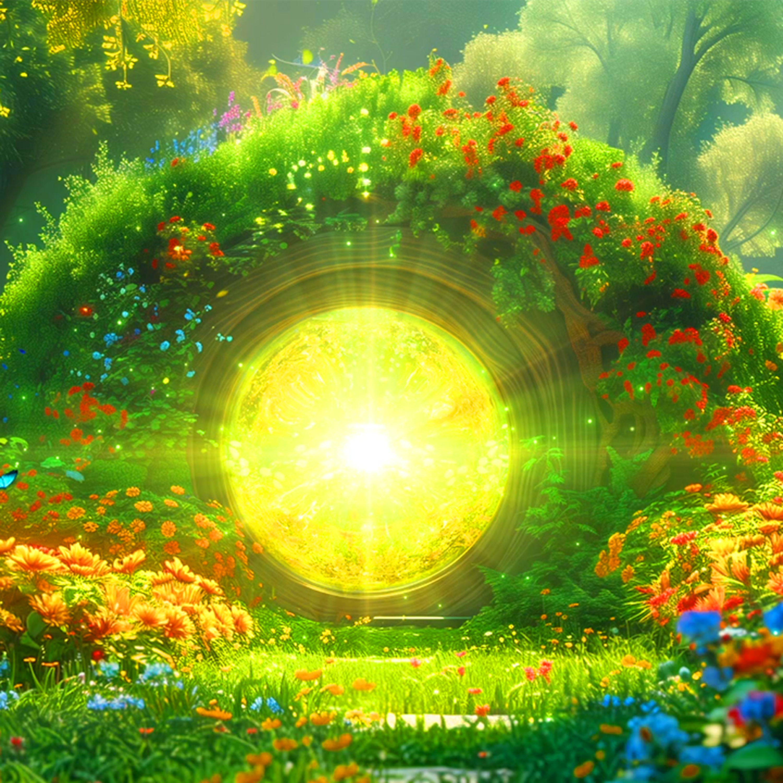 528 Hz Equinox Spring Transformation artwork