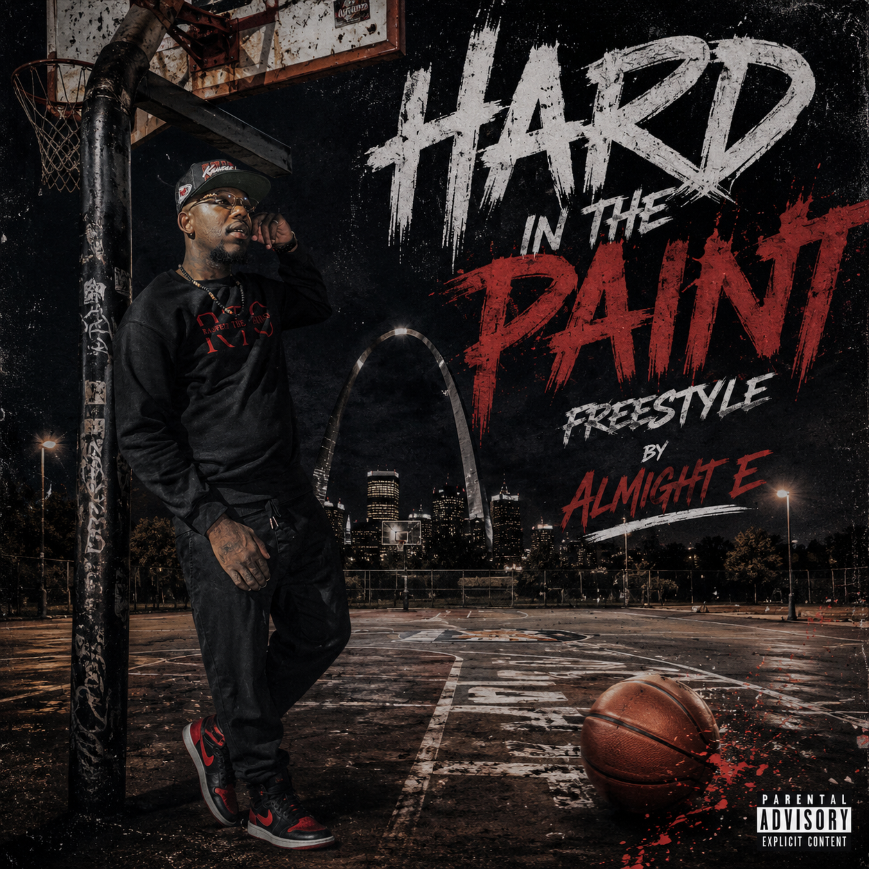 HARD IN THE PAINT FREESTYLE by ALMIGHT E cover art