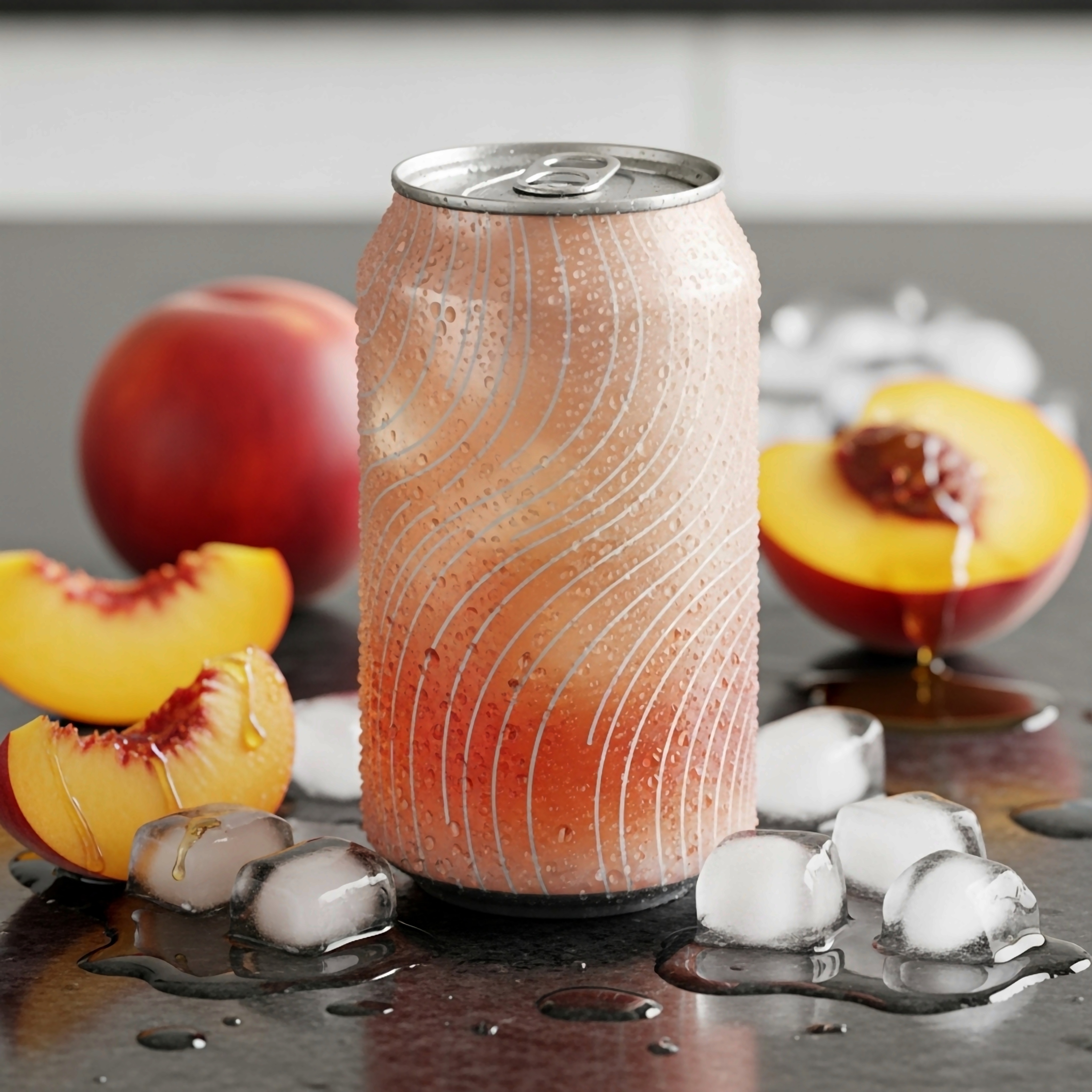 Neon Peach Soda artwork
