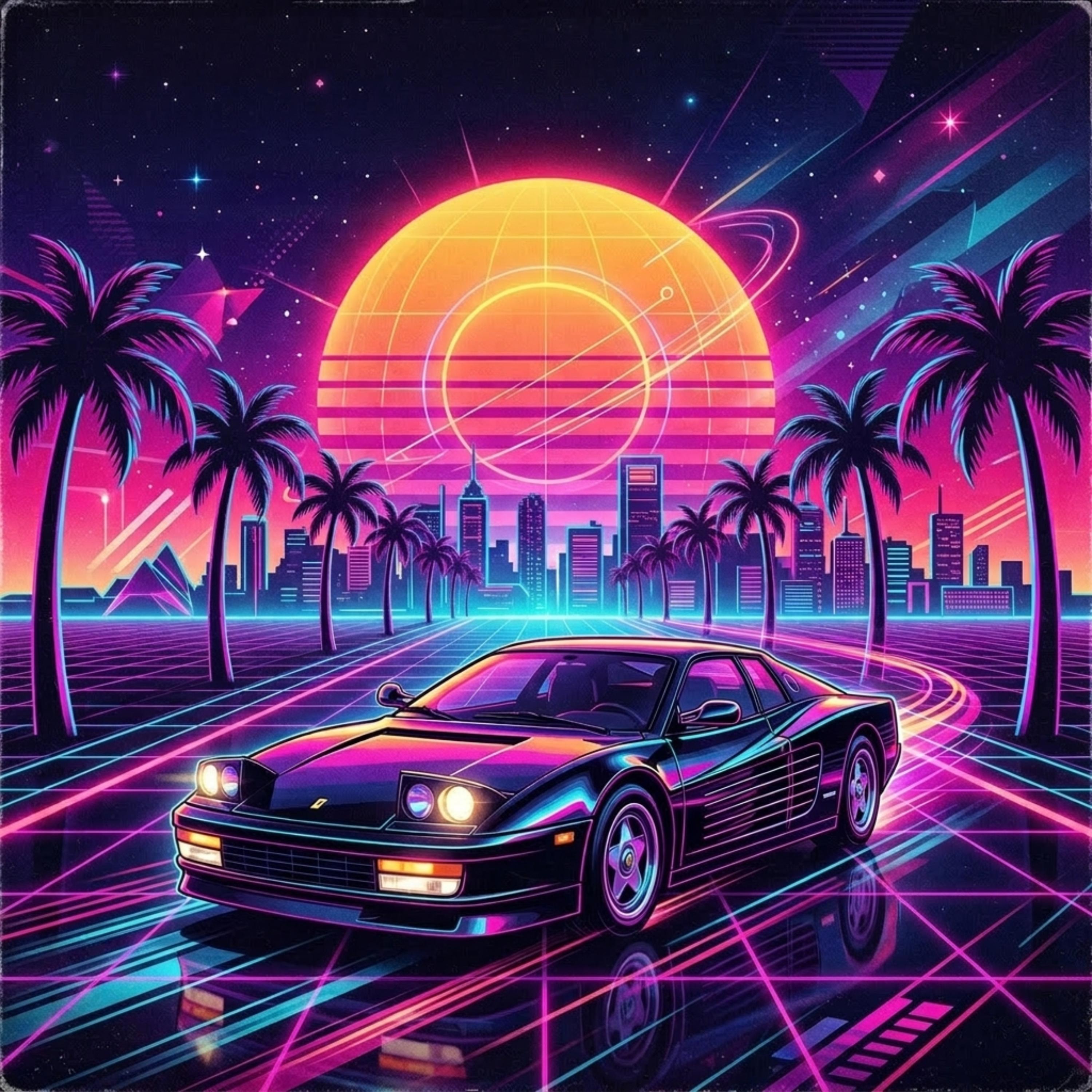 Neon Highway '85 artwork