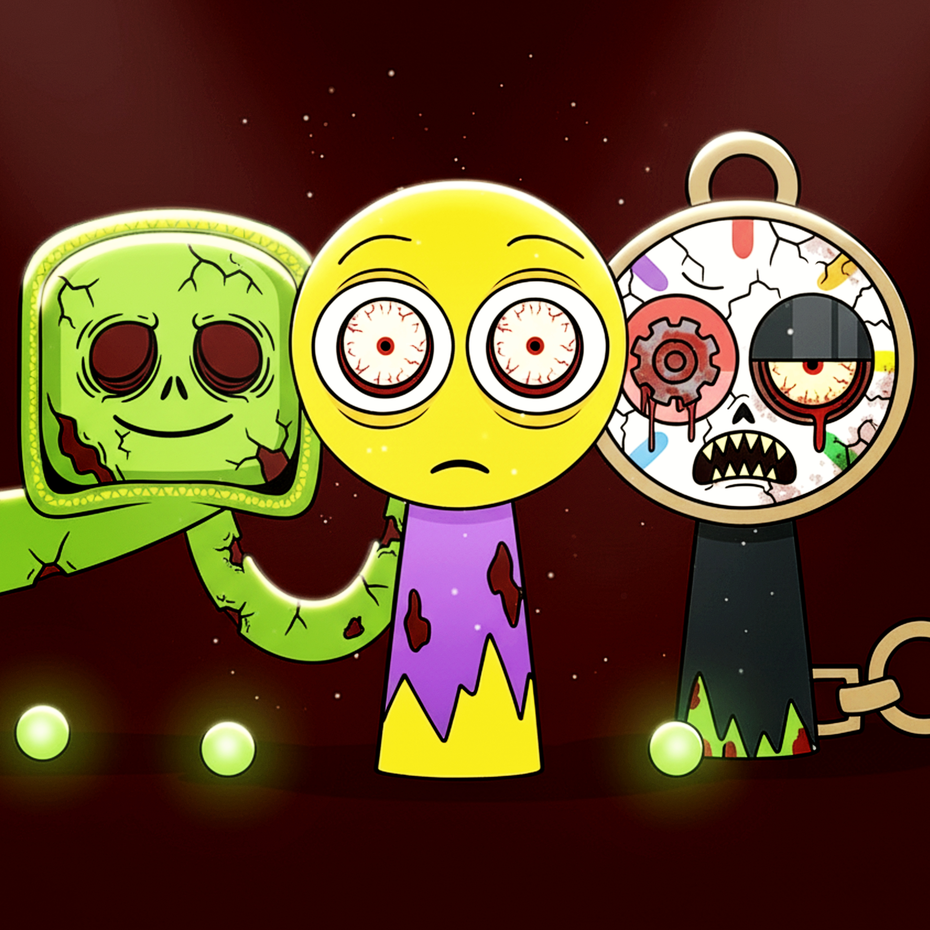 Sprunki Green Bean Bloxxer Dyle Phase 4 artwork