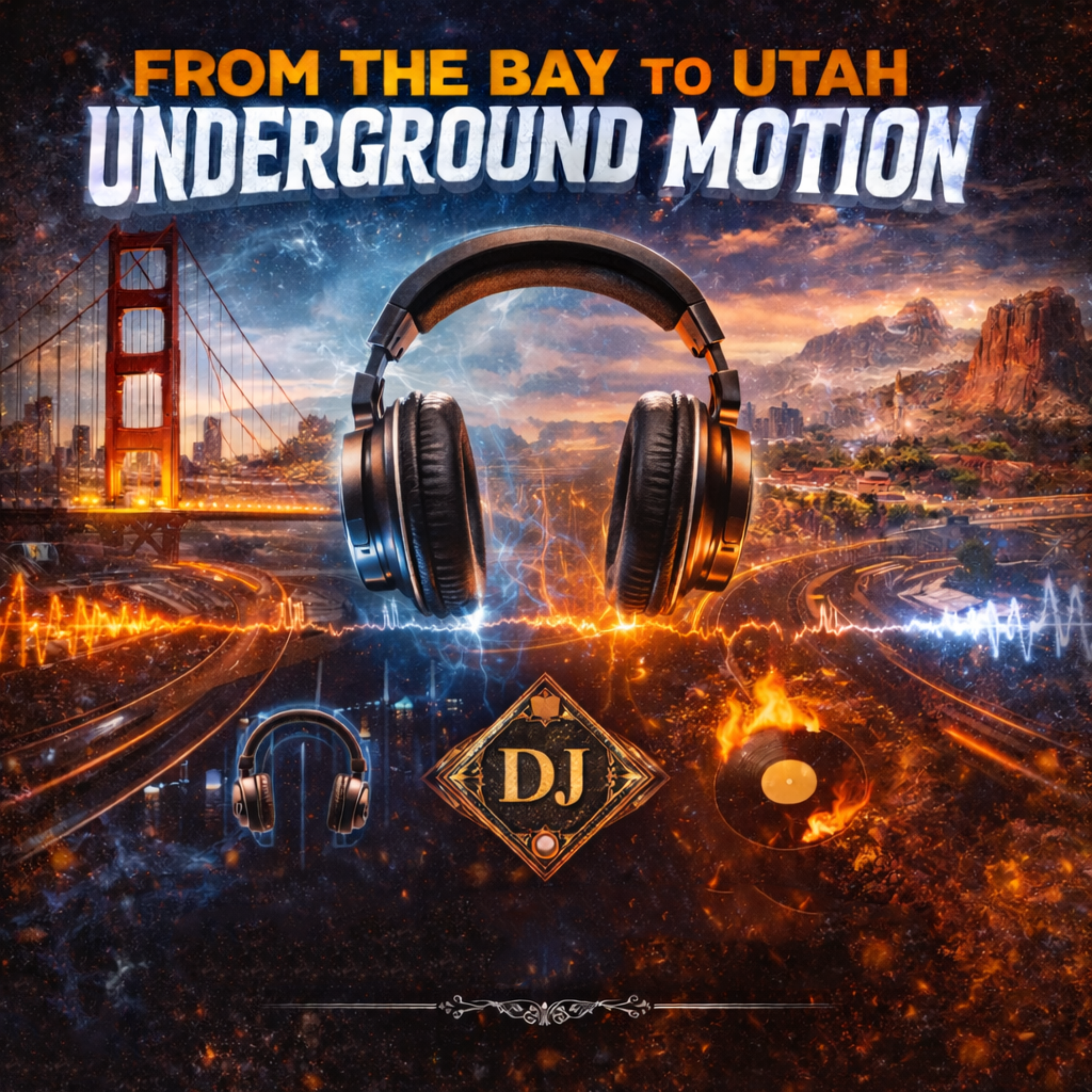 From The Bay to Utah Underground Motion artwork