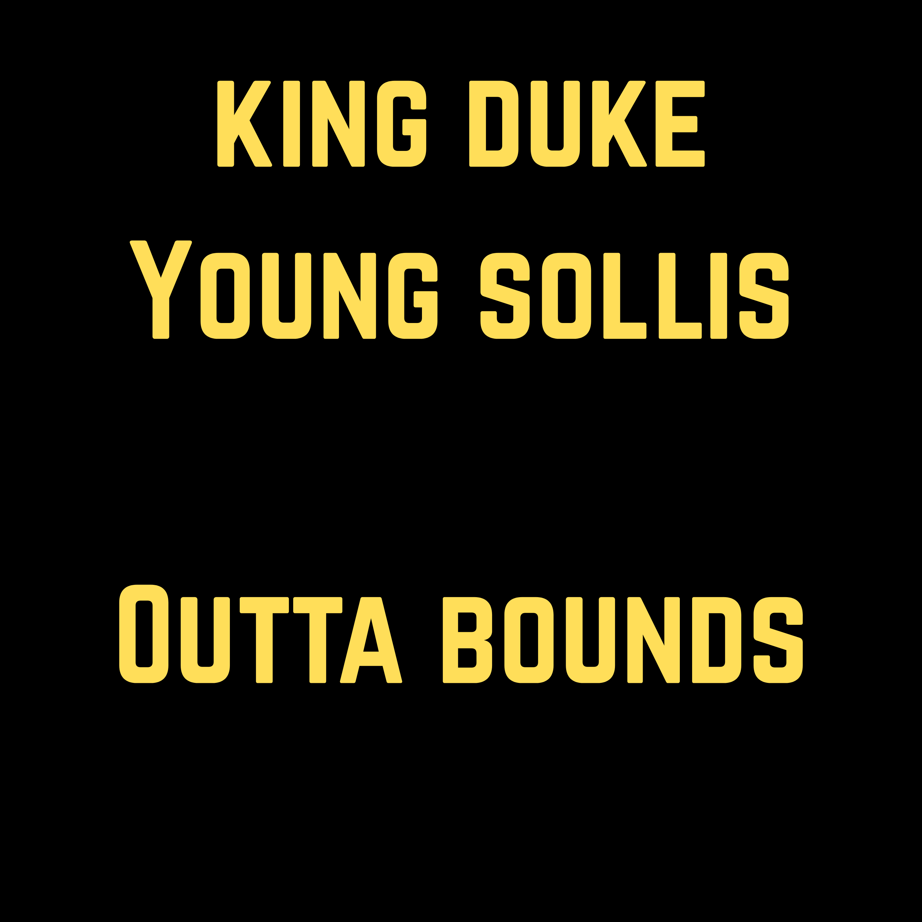 OUTTA BOUNDS artwork
