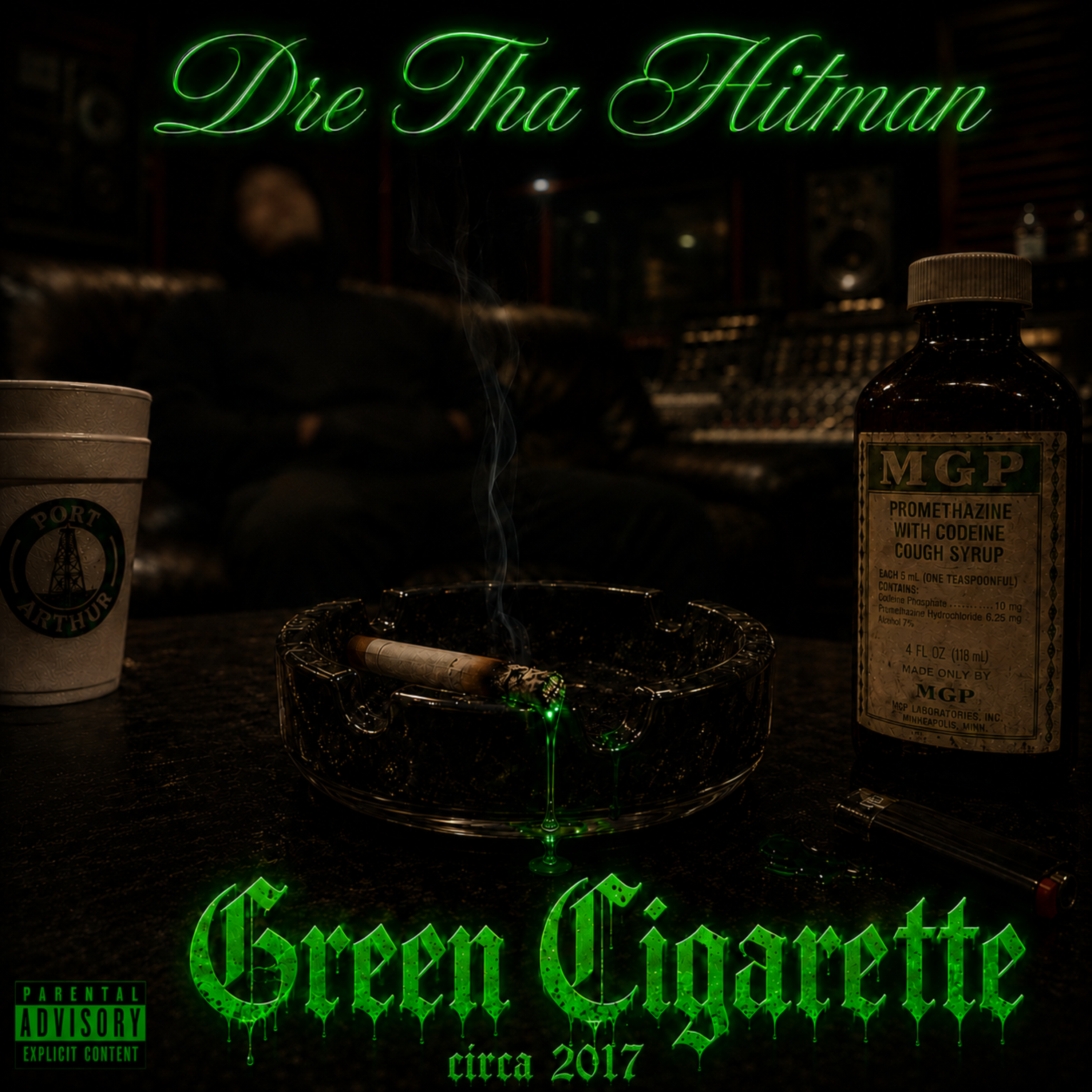GREEN CIGARETTE by DRE THA HITMAN cover art