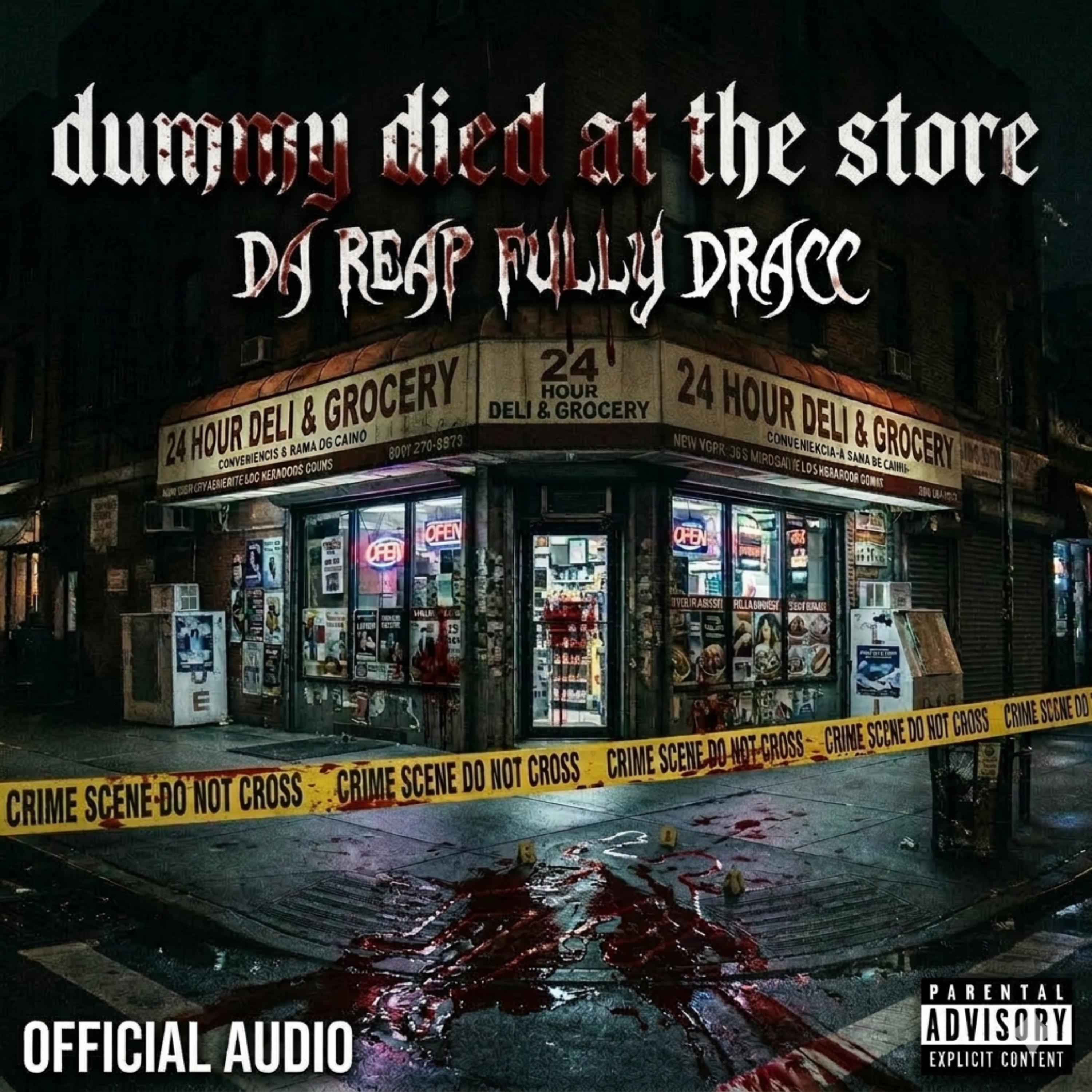 DUMMY DIED AT THE STORE artwork