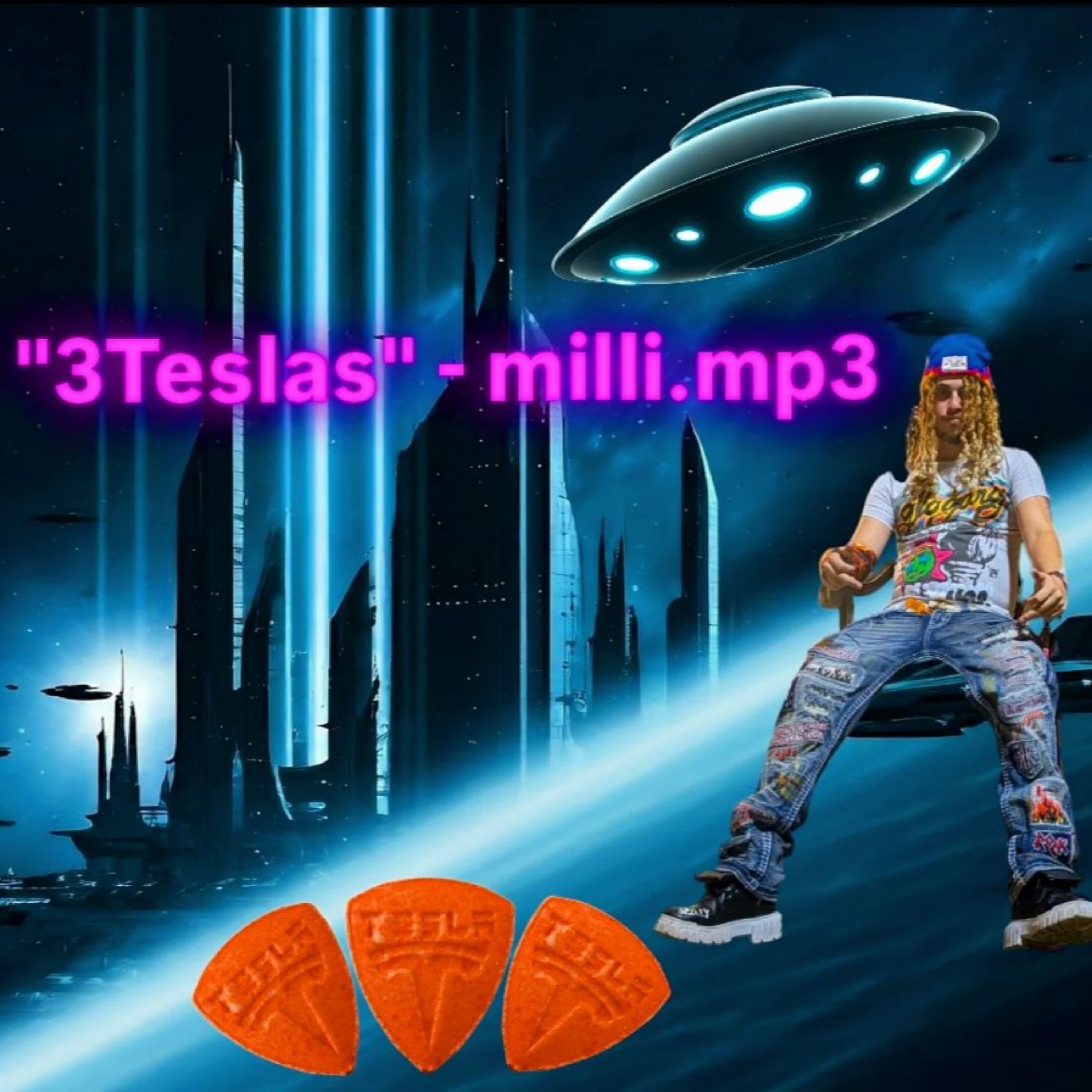 3Teslas artwork