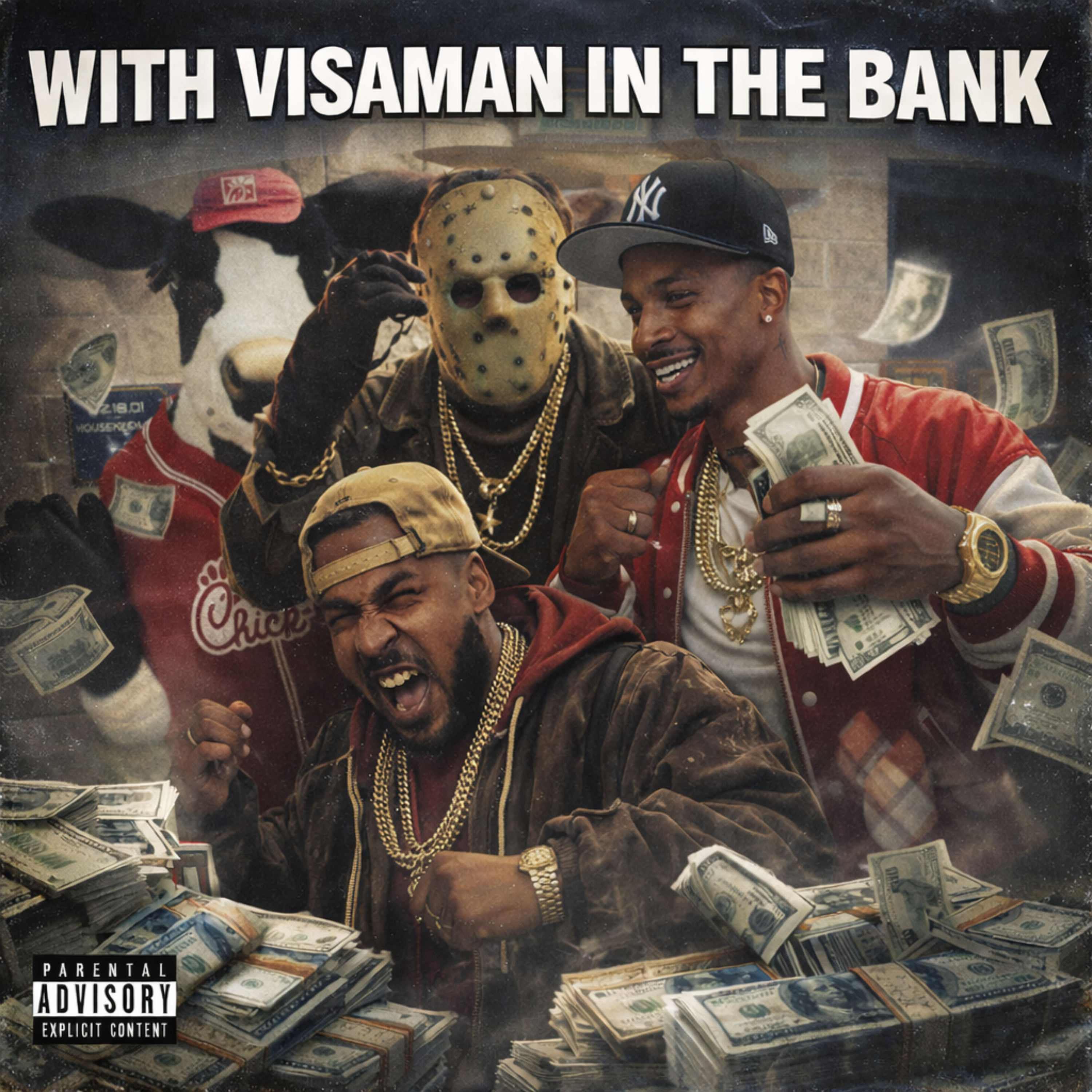 WITH VISAM$N IN THE BANK artwork