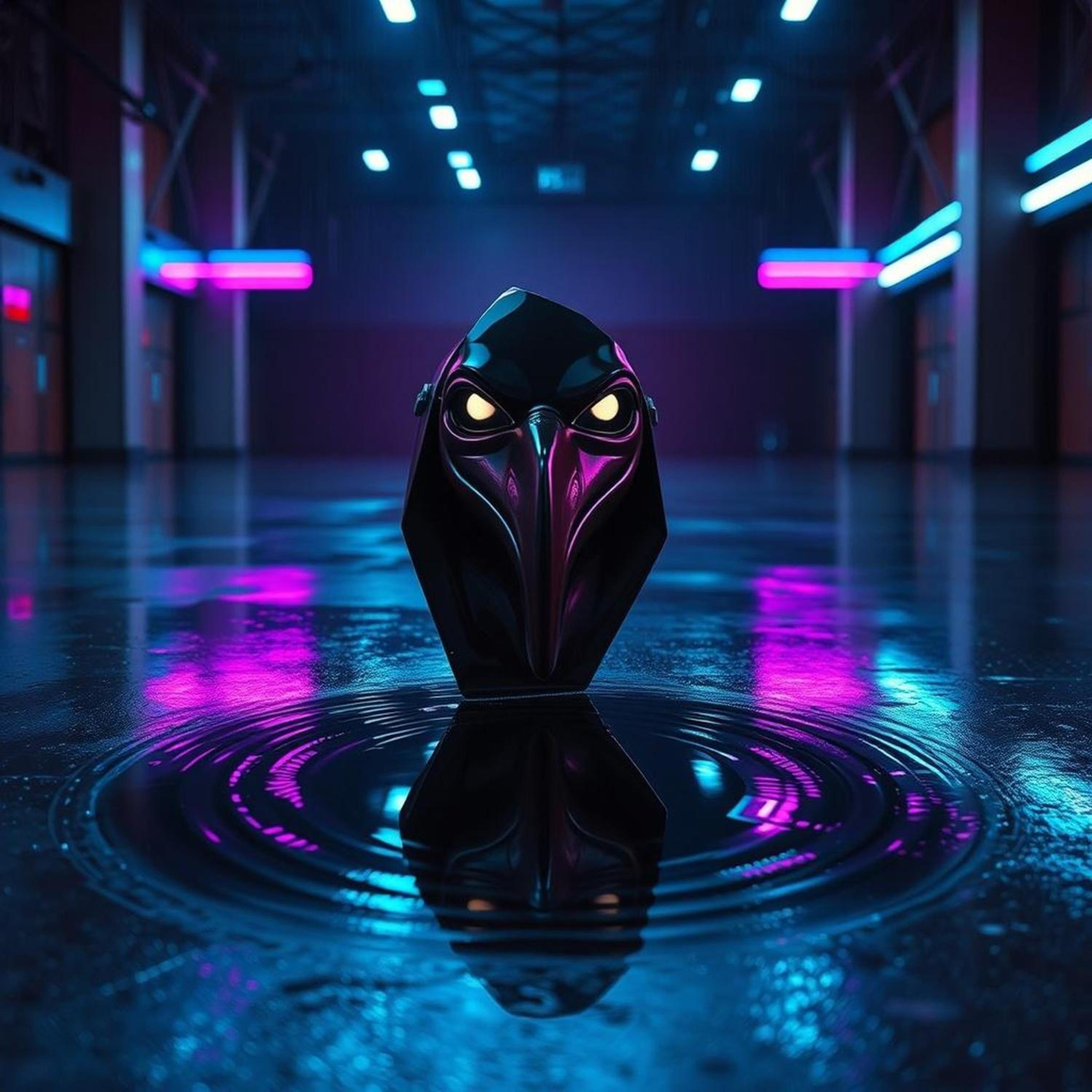 The masked man. artwork