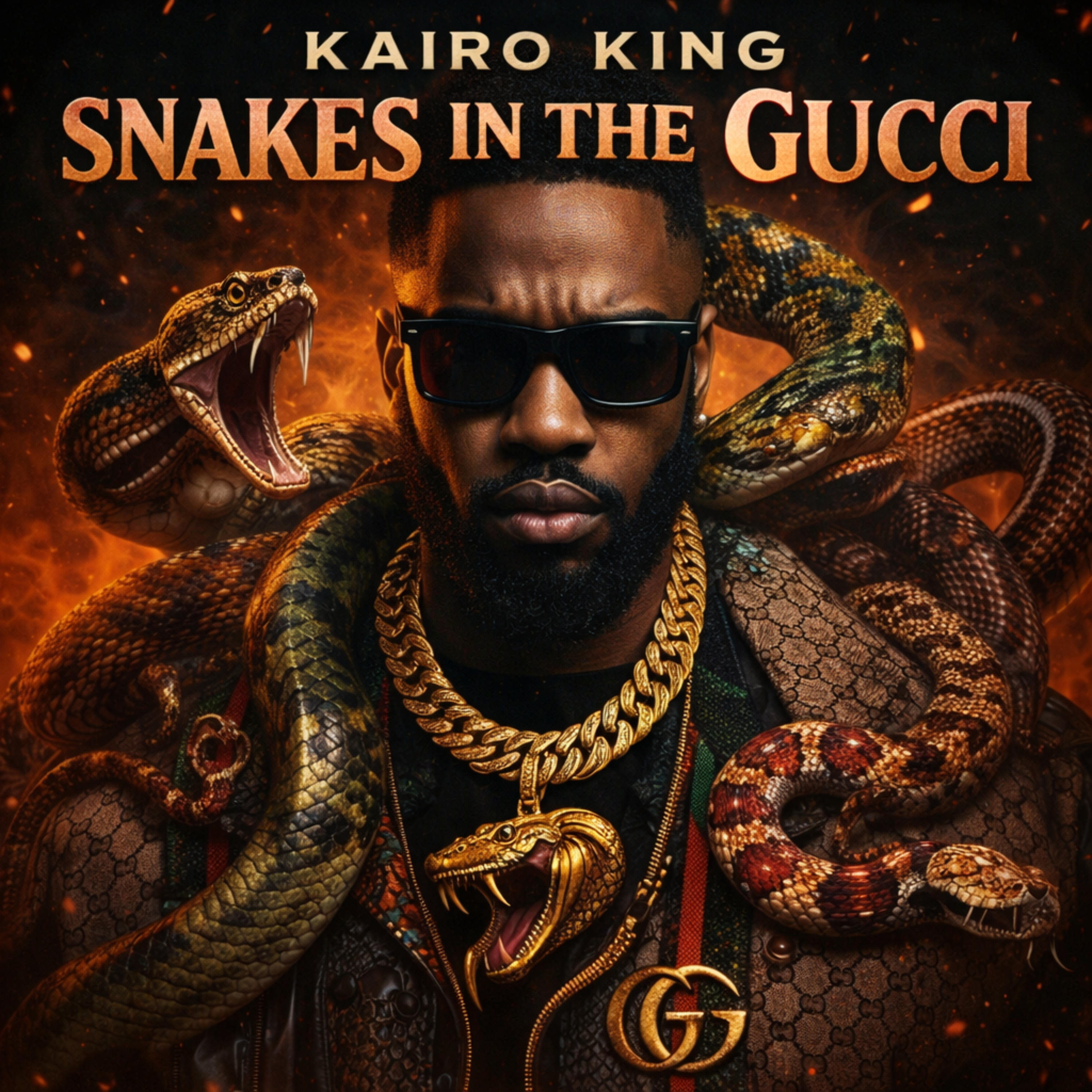 Snakes in the Gucci artwork
