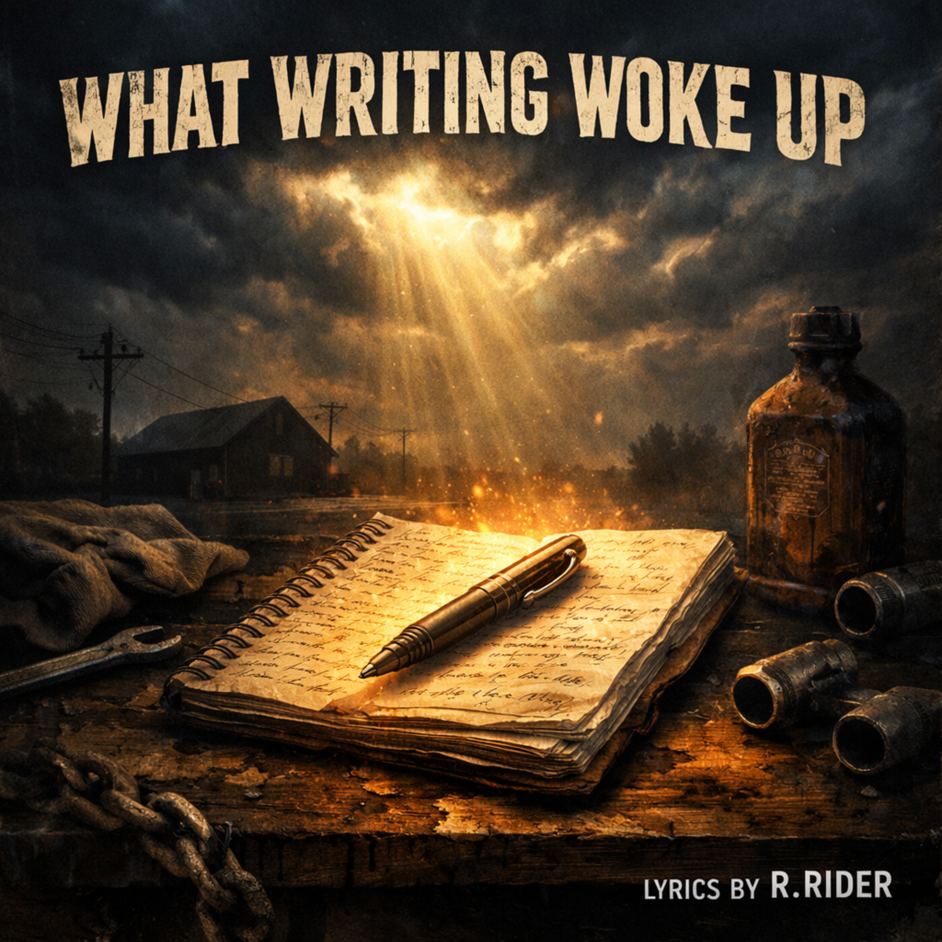 WHAT WRITING WOKE UP by R.Rider cover art